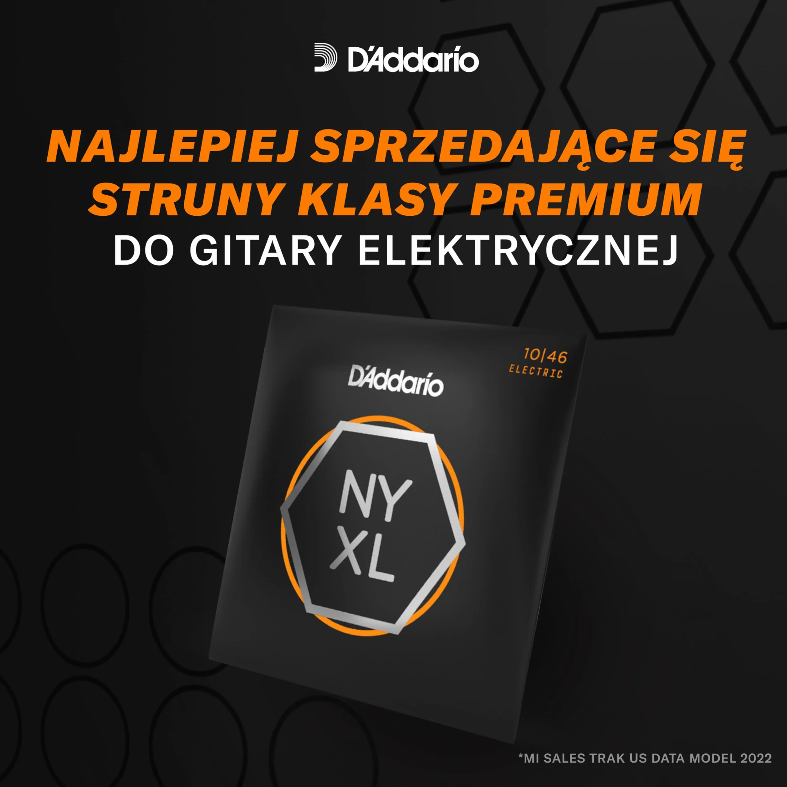 D'Addario NYXL45125 struny basowe NYXL, niezrównana wytrzymałość, stabilność stroju, poprawiona reaktywność, do 5-strunowych gitar basowych, 45-125 naciąg lekkie wioliny średnie basy, długa menzura