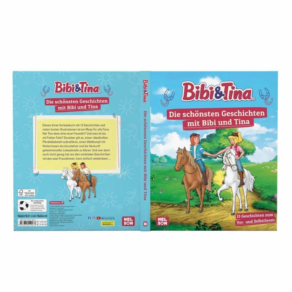 Bibi & Tina: Die schönsten Geschichten mit Bibi und Tina: 13 Geschichten zum Vor- und Selbstlesen