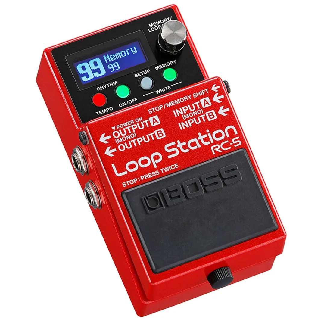 Boss RC-5 Loop Station urządzenie do efektów + keepdrum 9 V zasilacz sieciowy