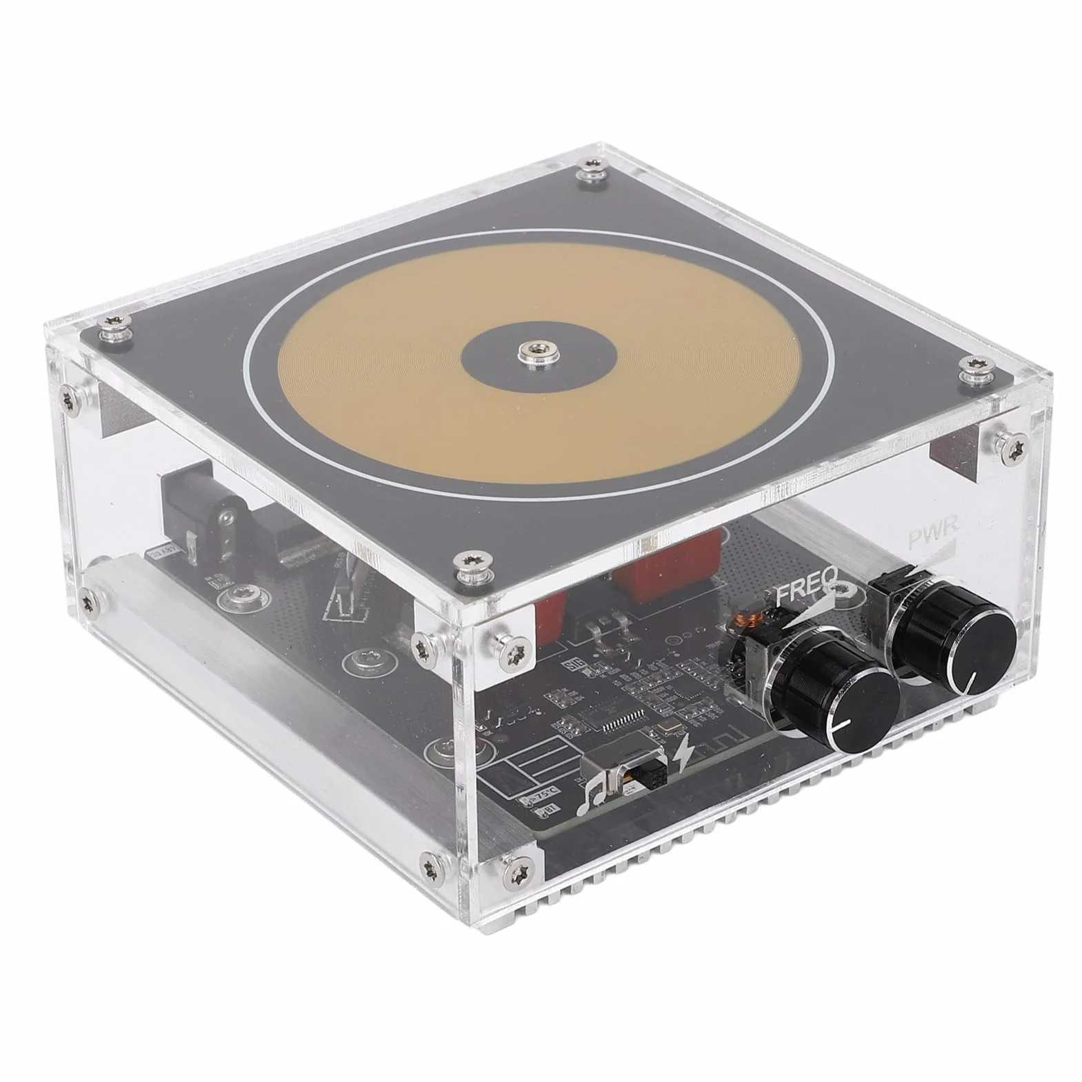 Muzyka Cewka Tesli Dotykowa Sztuczna Błyskawica łuk Muzyczny Cewka Muzyczna Zabawka na Biurko AC100~240 V, łączność Bluetooth