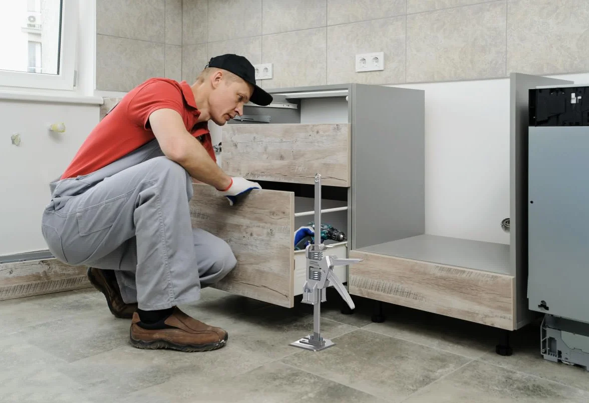 Gniazdo oszczędzające pracę, 2 sztuki, 39 cm, wielofunkcyjny podnośnik meblowy do montażu szafek i płytek ściennych, narzędzie ręczne