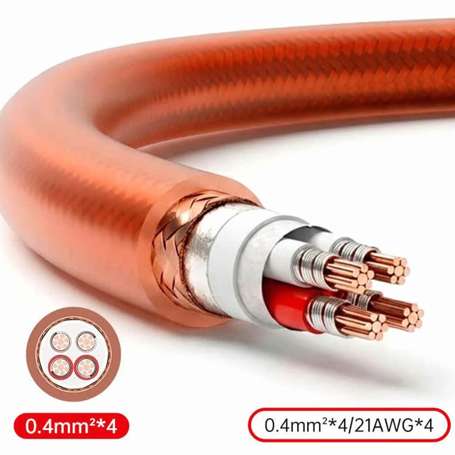 Posrebrzany Zbalansowany Kabel Stereo Z Miedzi Beztlenowej 6,5 Mm Do Wzmacniaczy I Mikserów | Kabel gitarowy (stereo, 300 cm)