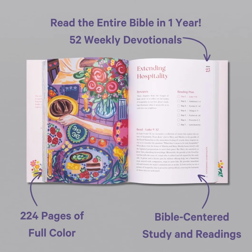 A Beautiful Year in the Bible: The 52-Week Bible Study for Women (Hc)