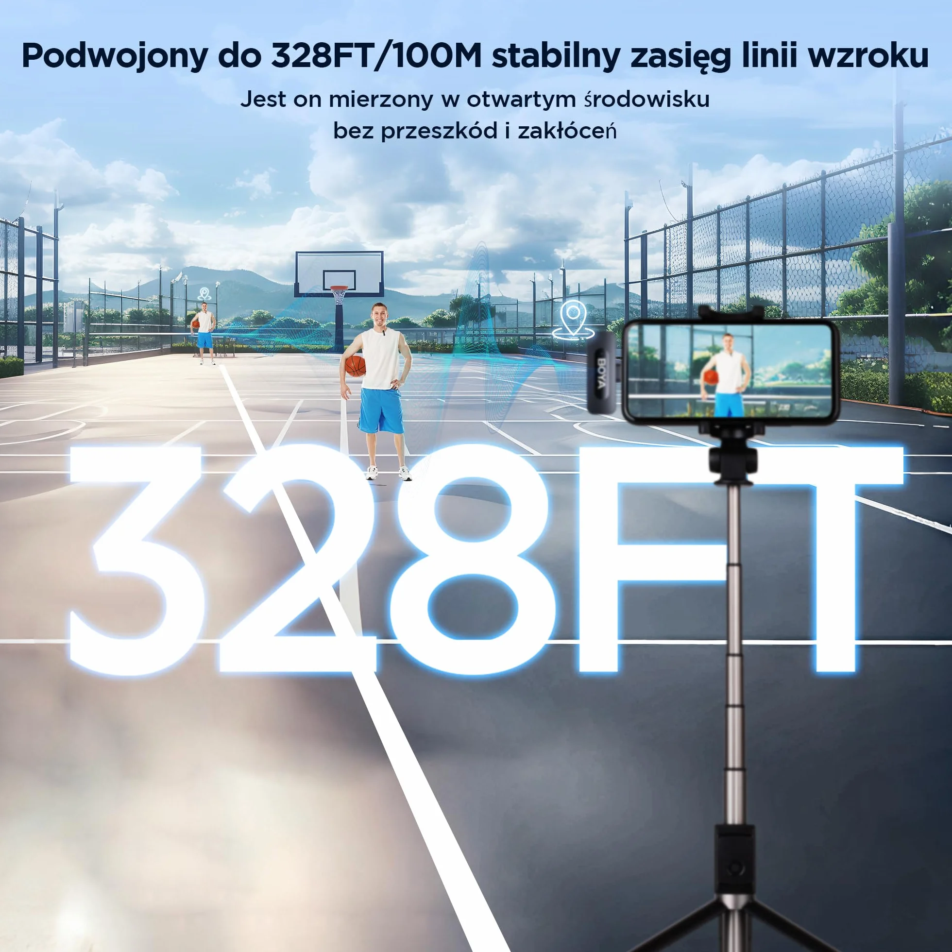Boya BY-V10 Bezprzewodowy mikrofon USB-C, mini, z redukcją szumów, kompatybilny ze smartfonem z systemem Android, ze złączem typu C, laptopem, do YouTube, podcastów, Facebooka, nagrywania vlogów