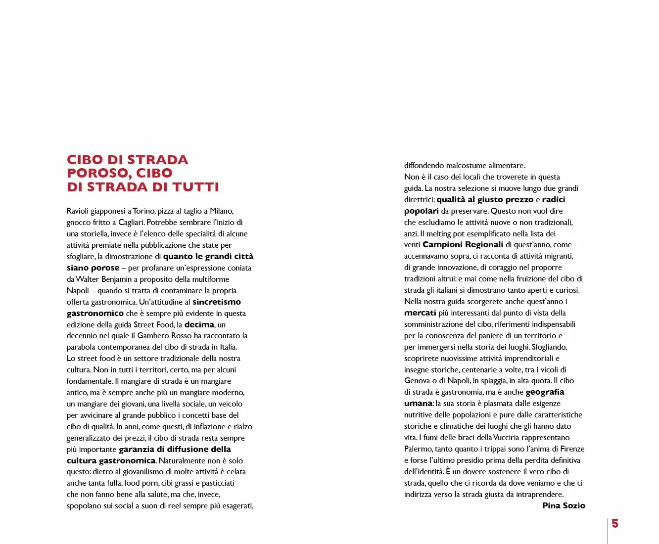 Street food 2025. Le storie e i luoghi del cibo di strada all'italiana