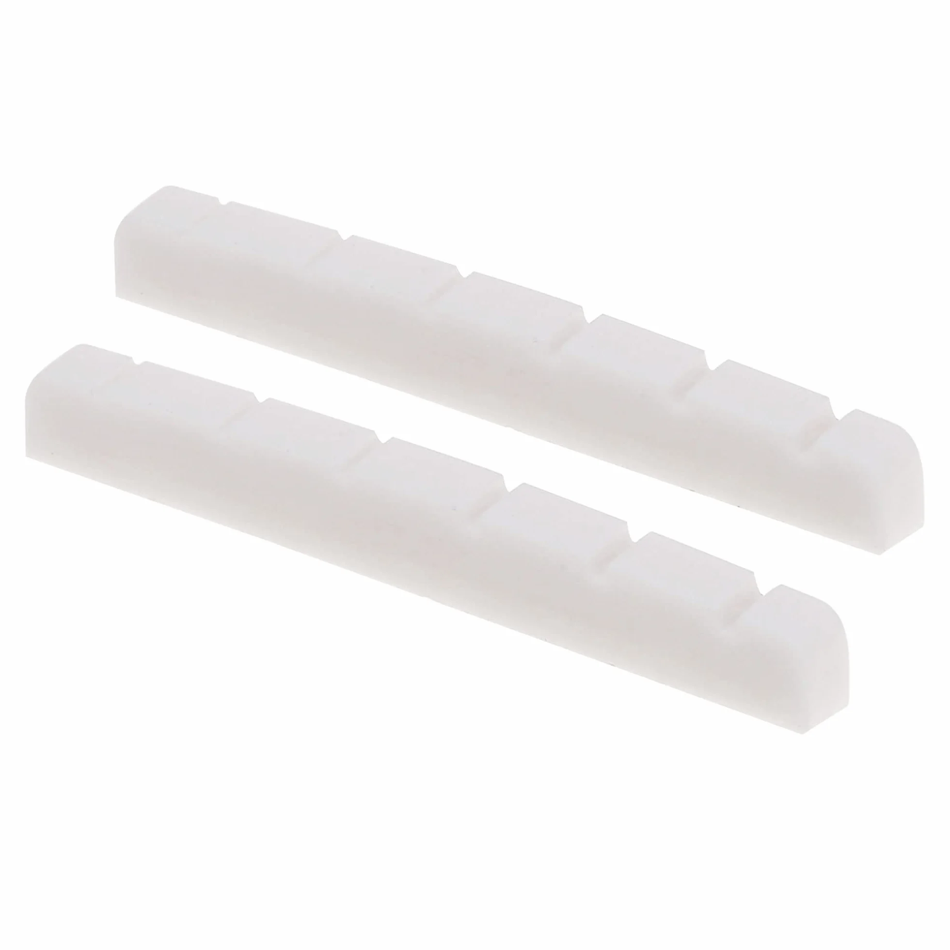 Musiclily Pro Plastik żywicy Mocznikowej 42mm Siodełko Gitarowe Strat Tele do Gitary Elektrycznej Stratocaster/Telecaster, Biały(2 szt.)