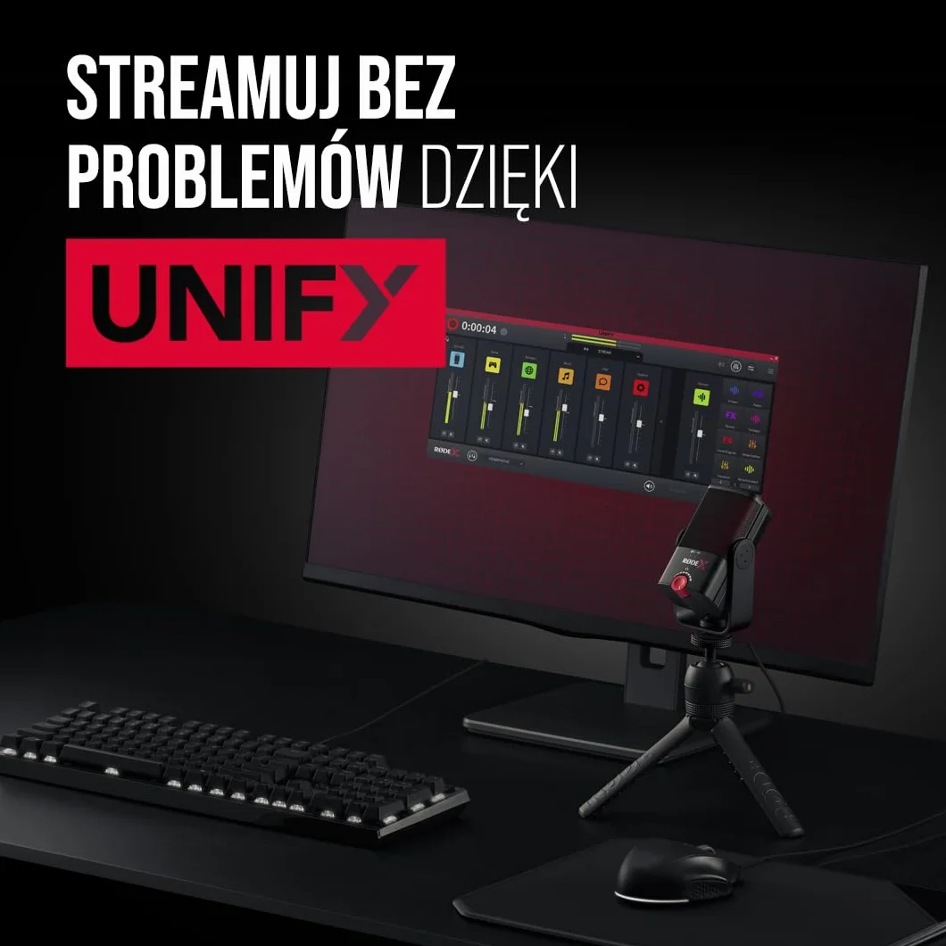 RØDE XCM-50 Profesjonalny mikrofon pojemnościowy USB dla streamerów i graczy