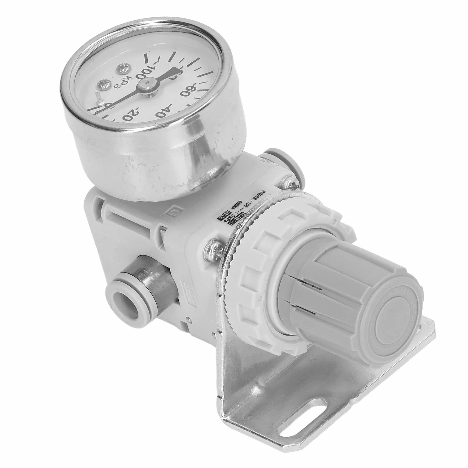 Pneumatyczny Regulator Ciśnienia -100 do 1,3 kPa, 80 cm, Zawór Regulacji Podciśnienia, Samoblokujący, Precyzyjna Regulacja dla Systemów Pneumatycznych