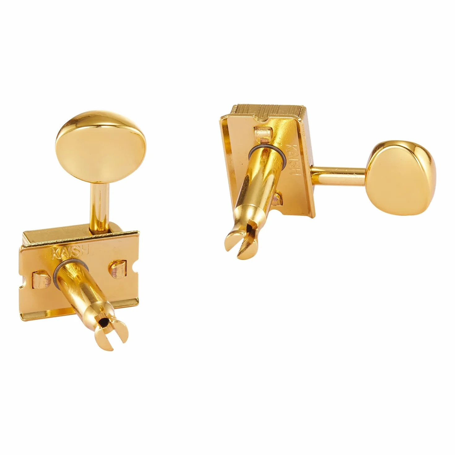 KAISH Gold Split Post Vintage Guitar Tuning Keys Tuners Machine Heads for Strat/Tele Korea Made