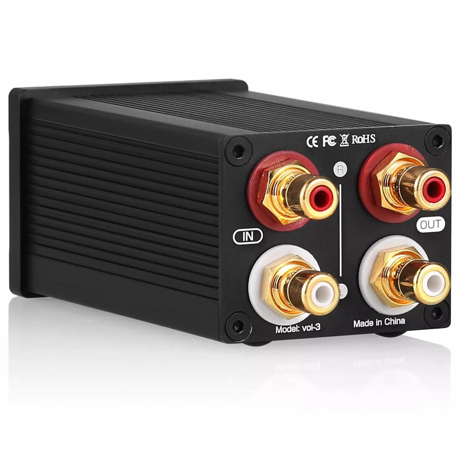 Nobsound Precyzyjny pasywny przedwzmacniacz regulator głośności regulacja głośności przedwzmacniacz stereo Alpy