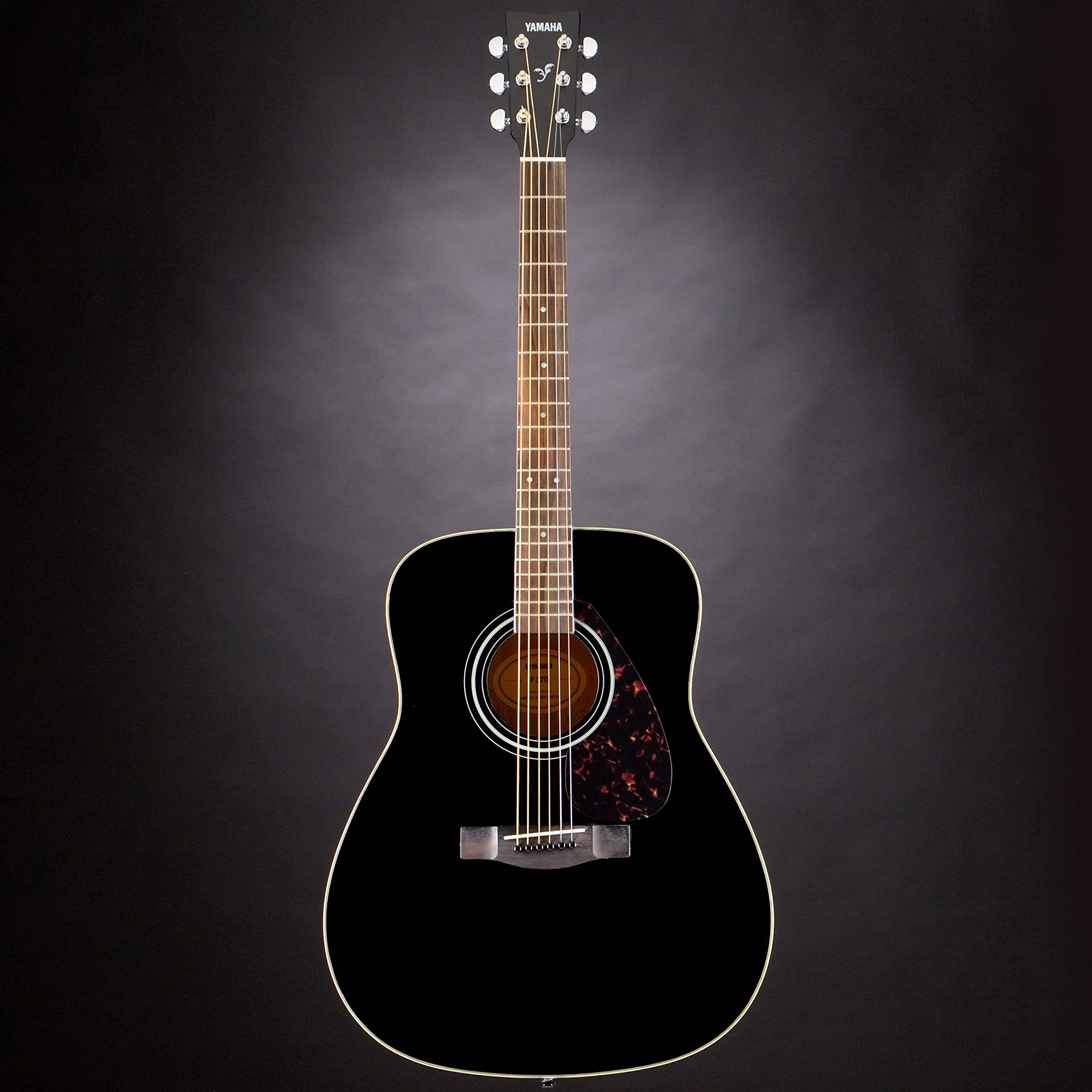 Yamaha F370 gitara westernowa black – wysokiej jakości gitara akustyczna Dreadnought dla dorosłych i młodzieży – gitara 4/4 z drewna