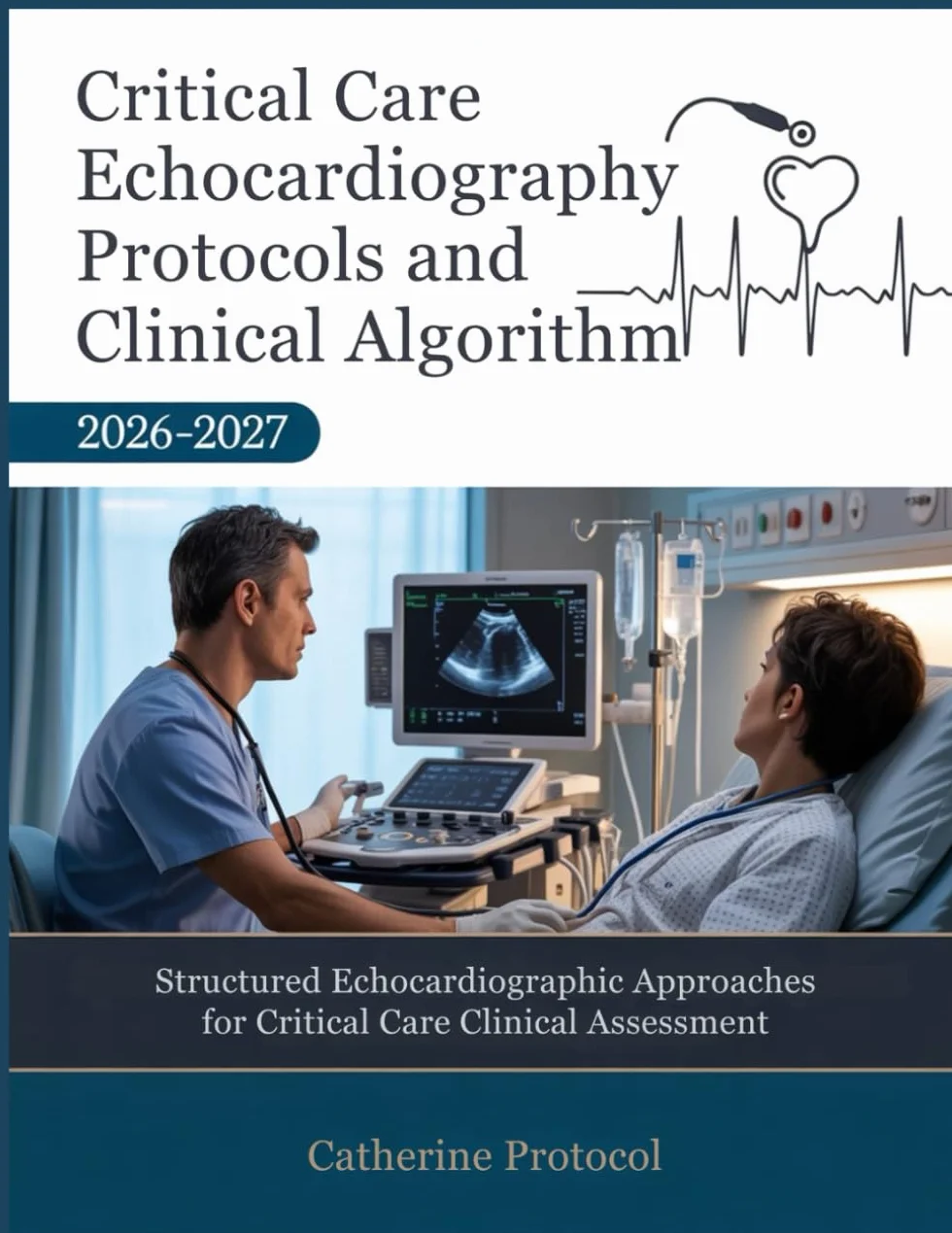 CRITICAL CARE ECHOCARDIOGRAPHY Protocols And Clinical Algorithm 2026-2027: Structured Echocardiographic Approaches for Critical Care Clinical Assessment