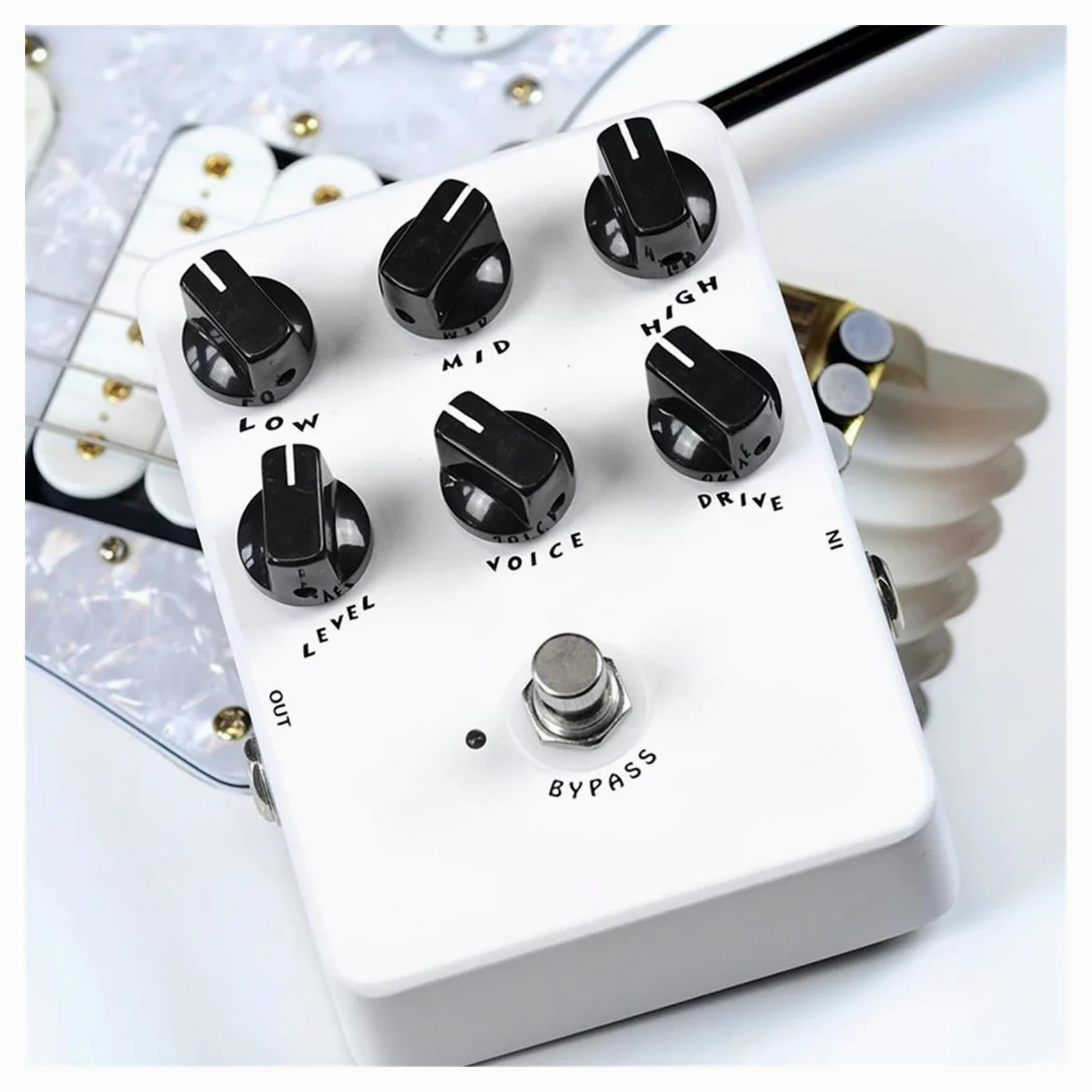 Efekty Do Gitary Elektrycznej Przesterowany Pedał Efektów Gitarowych Wzmacniacz Analogowy O Brzmieniu Rockowym Lub Lampowym(JF 15)