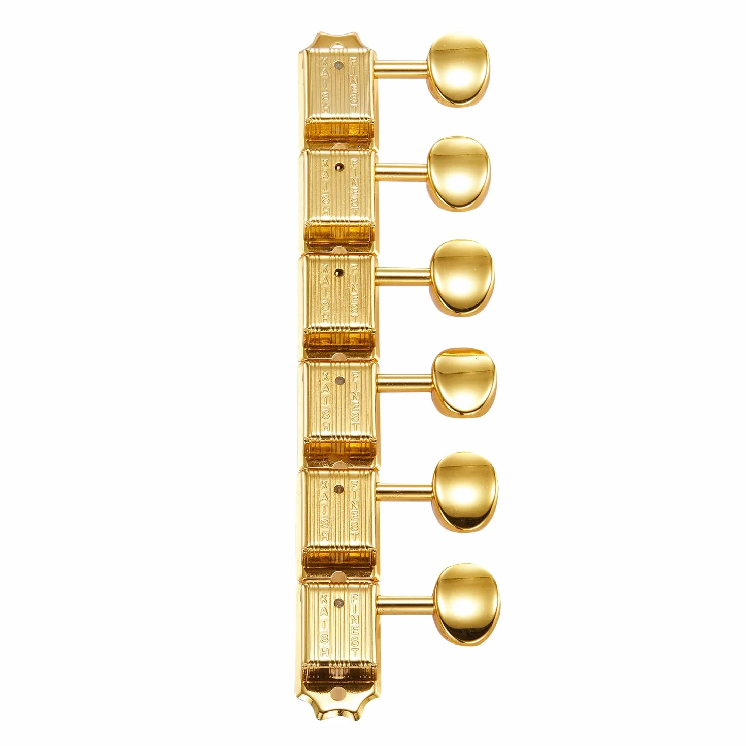 KAISH Gold Split Post Vintage Guitar Tuning Keys Tuners Machine Heads for Strat/Tele Korea Made