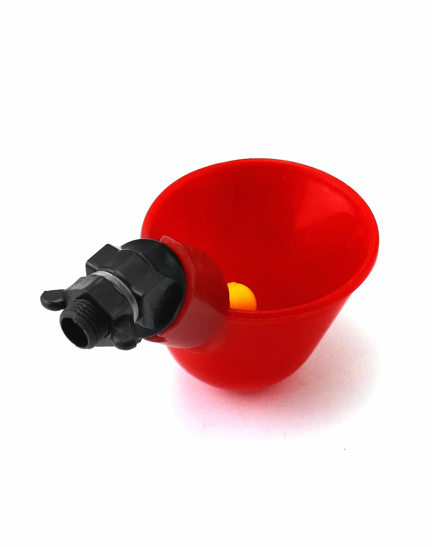 QWORK® 10 sztuk automatyczny poidła do drobiu plastikowy poidło do kurczaka, narzędzie do picia wody dla ptaków przepiórka gołąb kurczak kura (25mm, na wiadro)