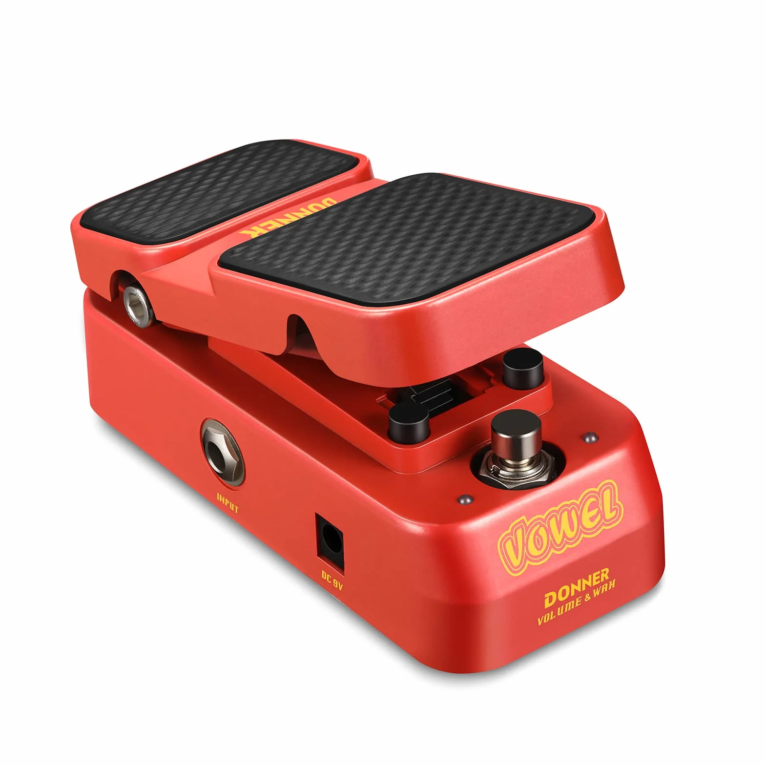 Donner samogłoska mini aktywny Wah Volume Effect pedał gitarowy 2 w 1
