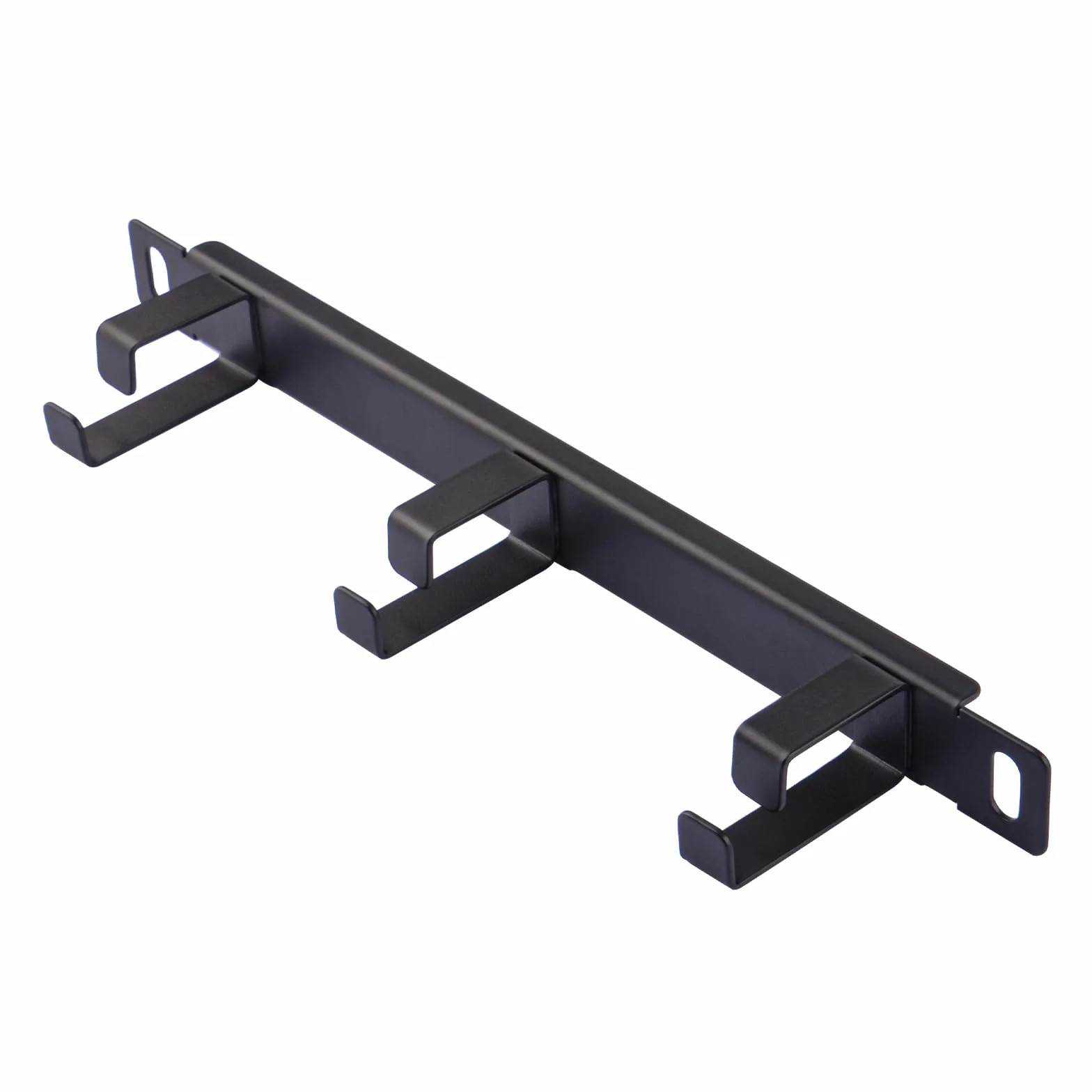 GeeekPi 10 Zoll Server-Rack 0,5U Rack Cable Management Panel z 3 pierścieniami D do DeskPi RackMate T1 i 10 Zoll Server Rack