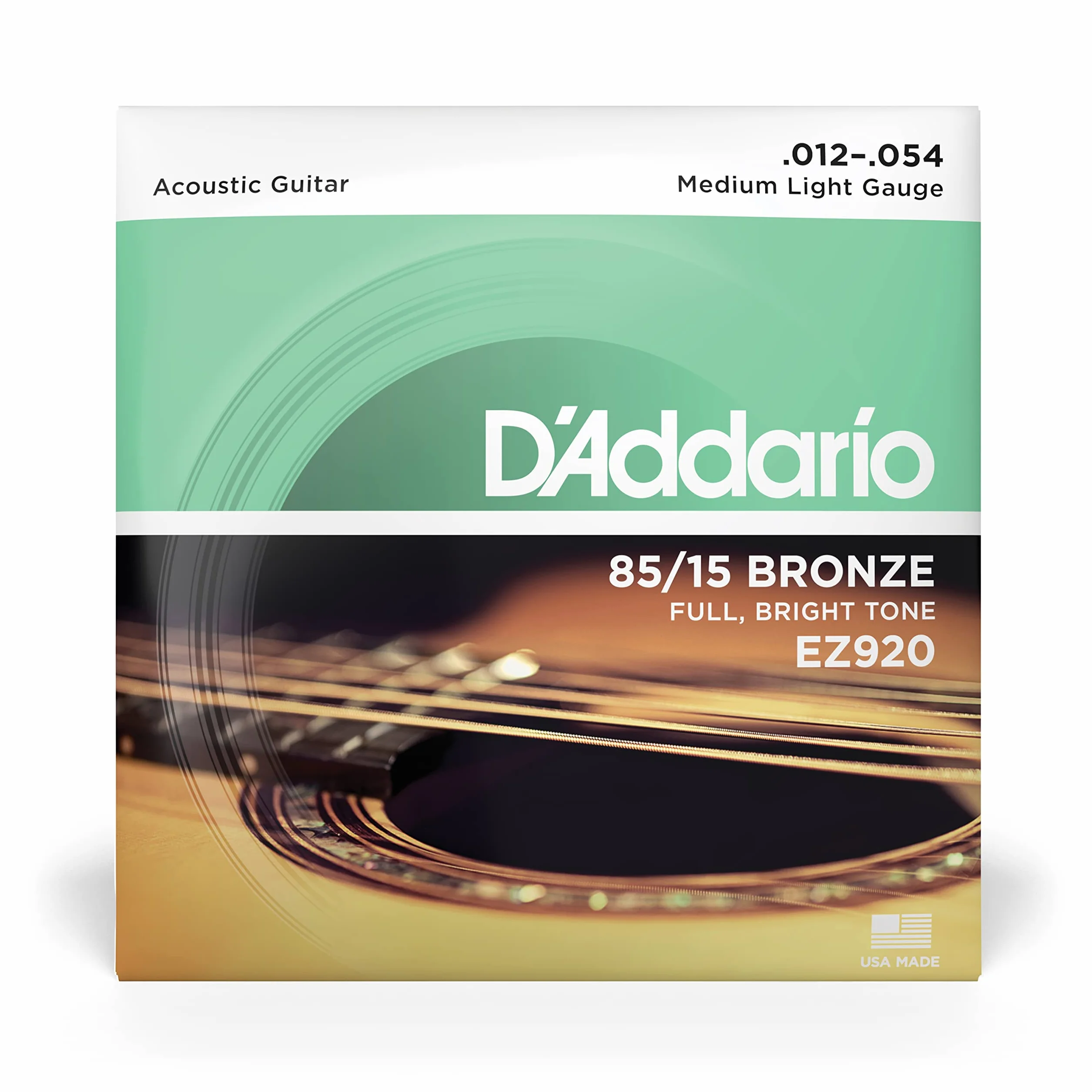 D'Addario A-Guit.Strings EZ920 12-54 85/15 Bronze - Struna do gitary akustycznej