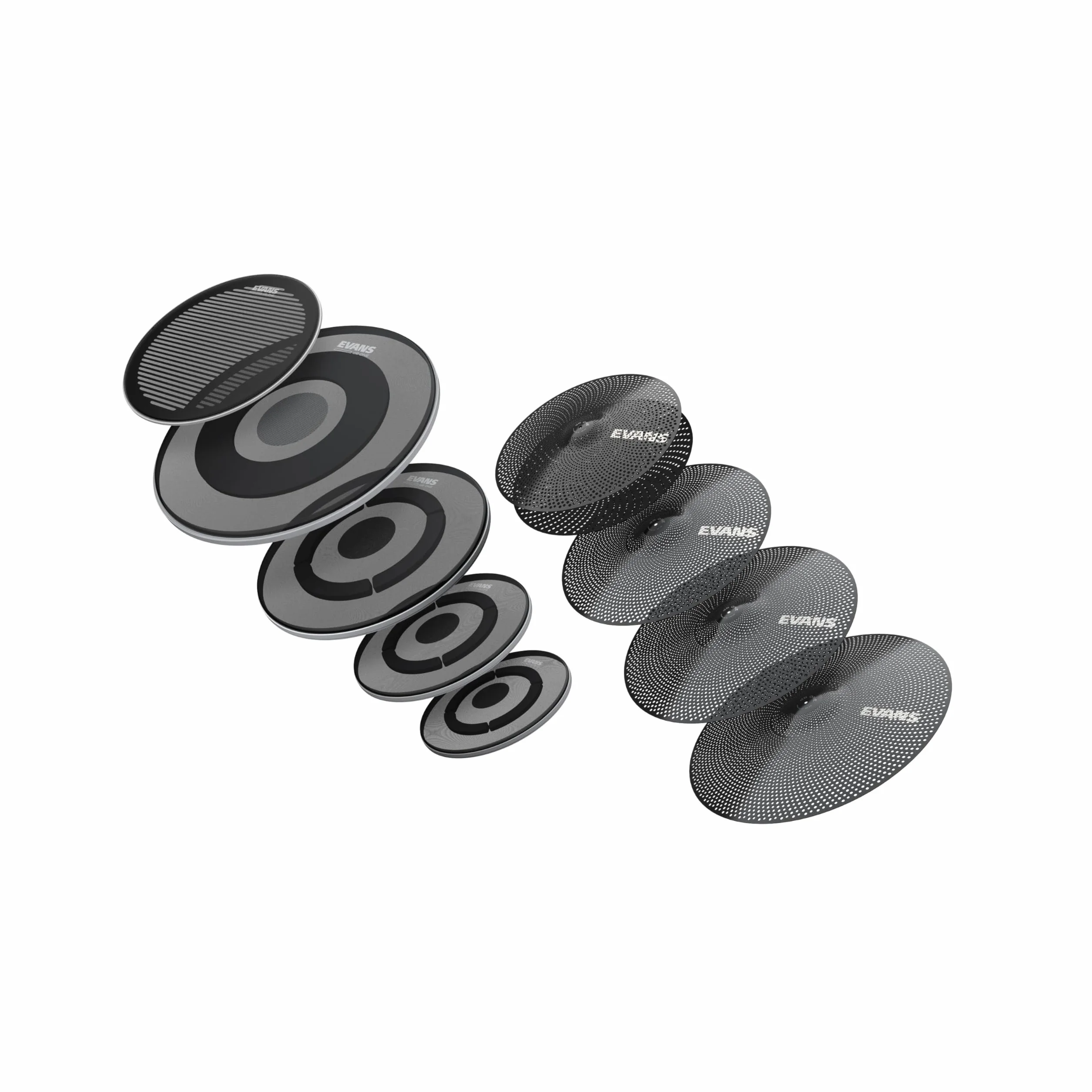Evans dB One Drum Head Rock + 35.6 cm 55.9 cm i dB One Cymbals Pack