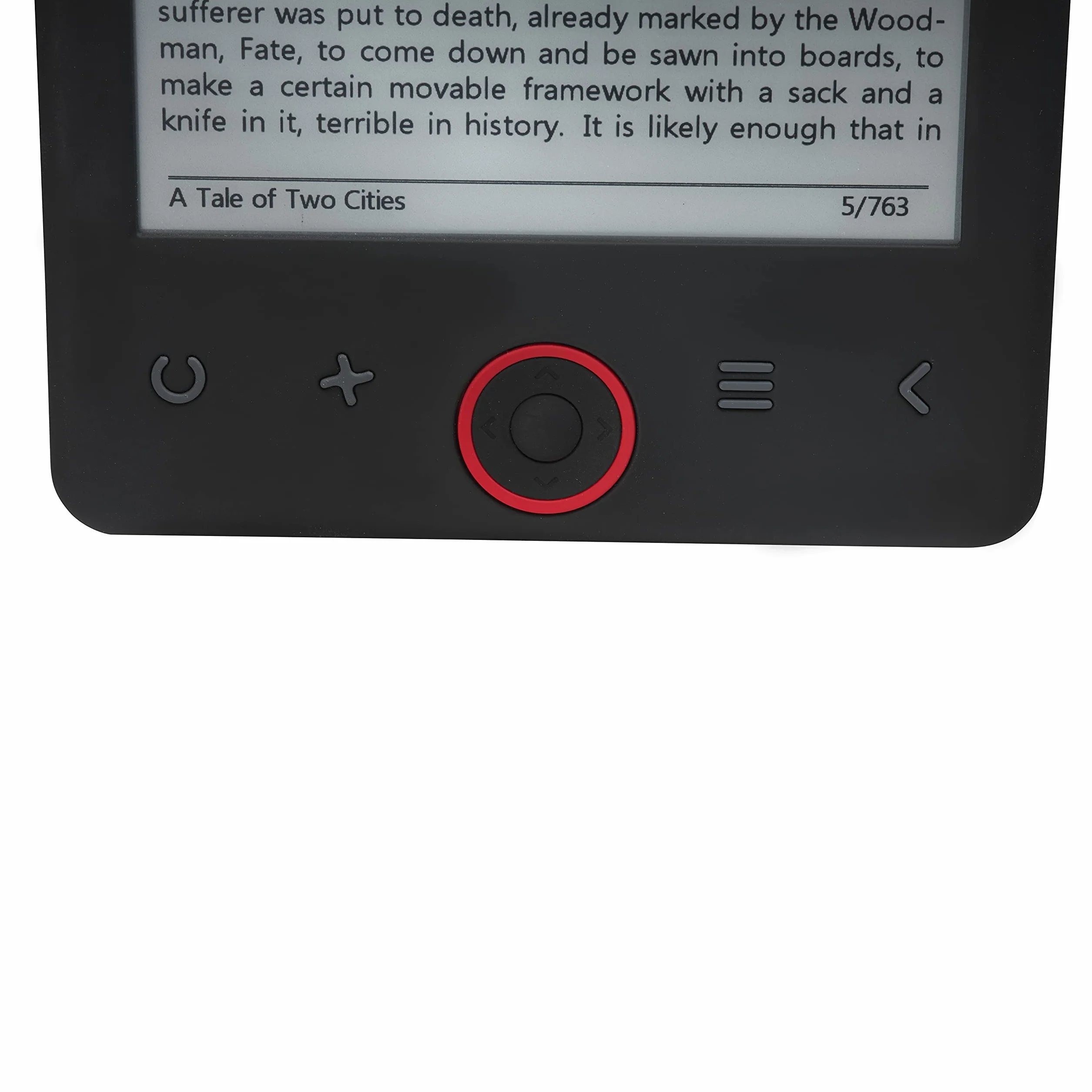Denver E-book 6 EBO-635L Pearl PODŚWIETLENIE 4GB, Czarny