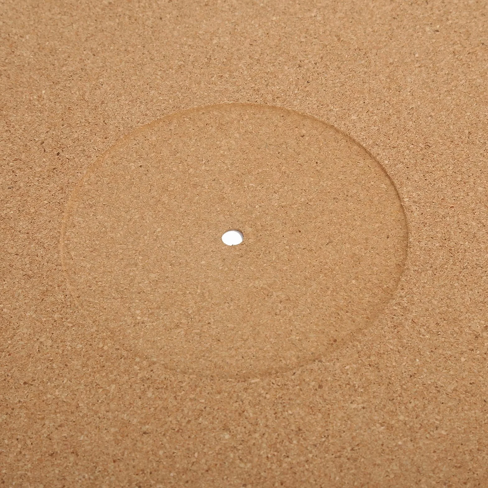 12-calowa Podkładka Pod Płytę Antystatyczna, Mata Gramofonowa do Płyty LP 12 Cali, Gramofon Slipmat Podkładka z Korka Antystatyczna Mata Antywibracyjna o średnicy 295 Mm