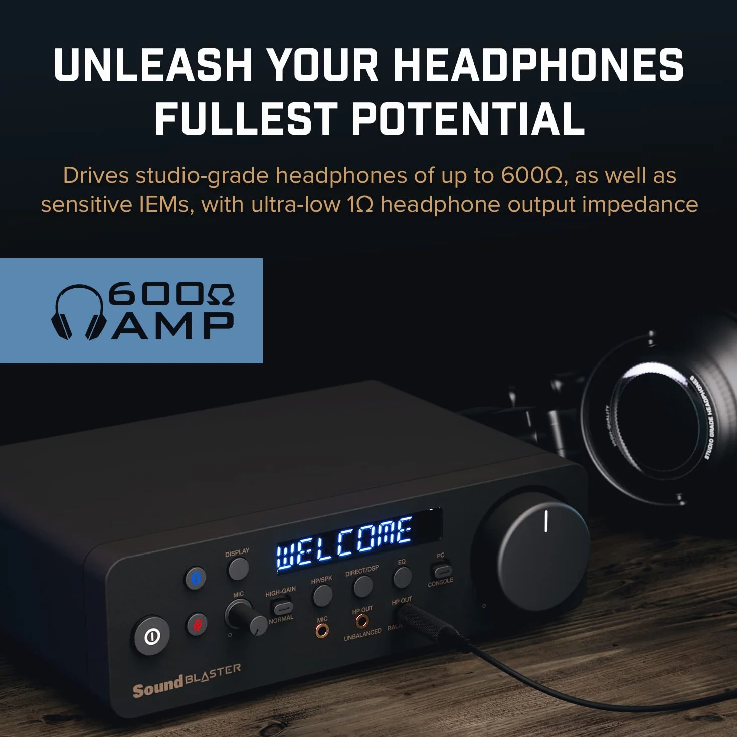 CREATIVE Sound Blaster X5 Hi-res 32bit/384kHz zewnętrzny przetwornik cyfrowo-analogowy USB z w pełni zbalansowanym bi-amperem słuchawkowym Xamp, odbiornikiem Bluetooth, wejściem RCA, wejściem