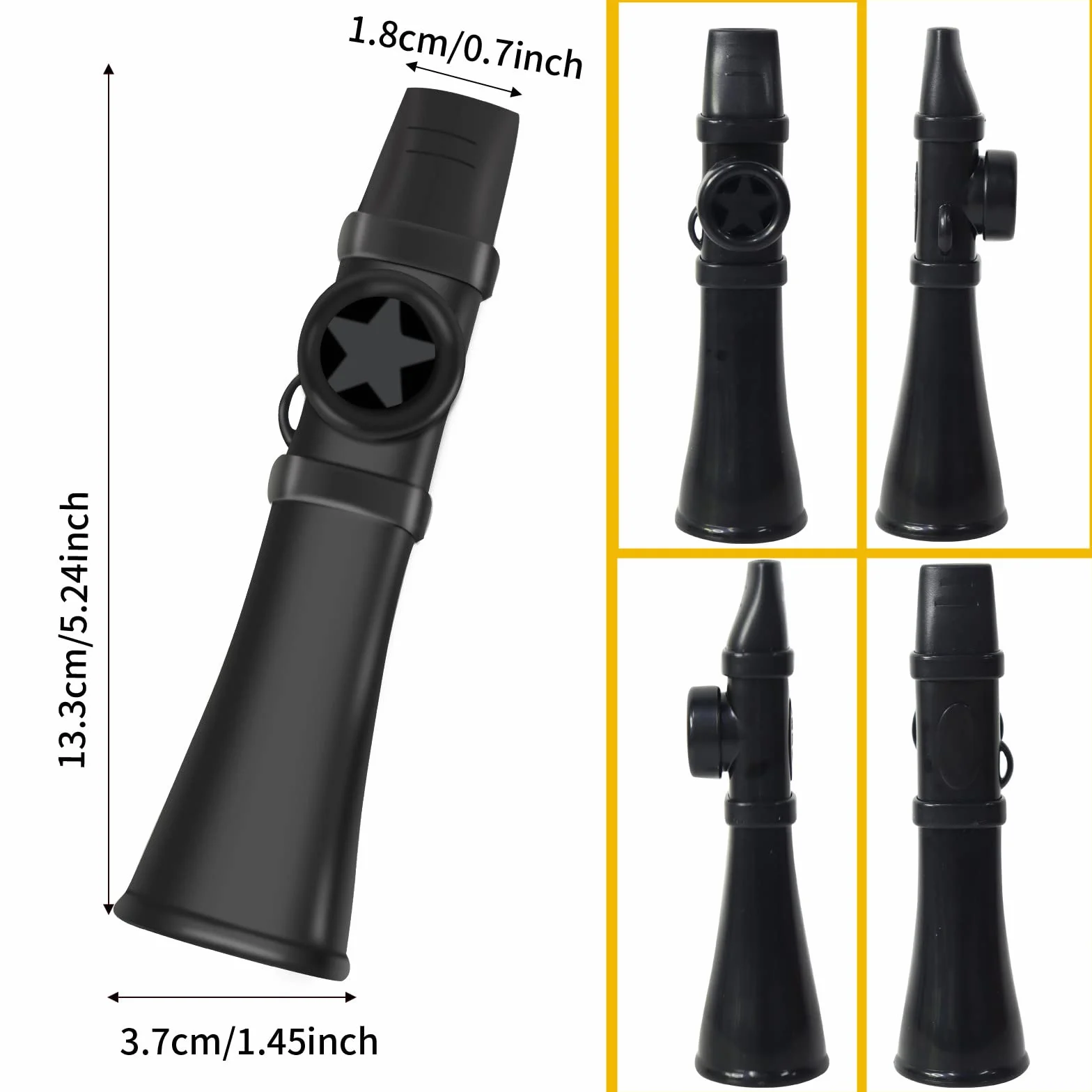 Profesjonalne Kazoo, Saksofon, łatwy do nauki instrument zobo, świetna jakość dźwięku, świetny dla młodszych i starszych, świetny akompaniament do gitary ukulele na imprezach