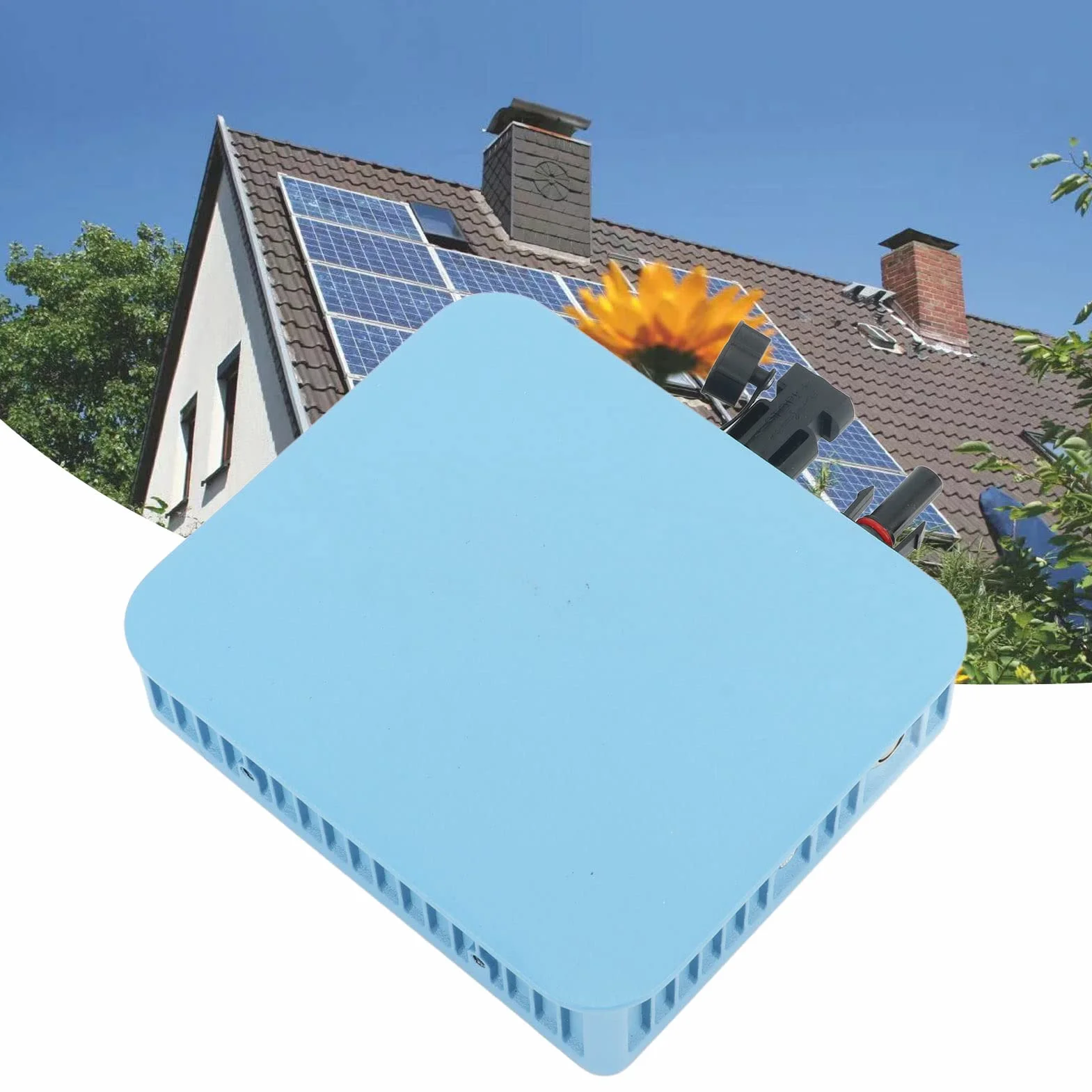 Solar Smart Micro Inverter Wodoodporny Wifi Monitorowanie Chmury Podłączony do Sieci Falownik do Panelu Słonecznego Wtyczka UE 220 V (1000 W)