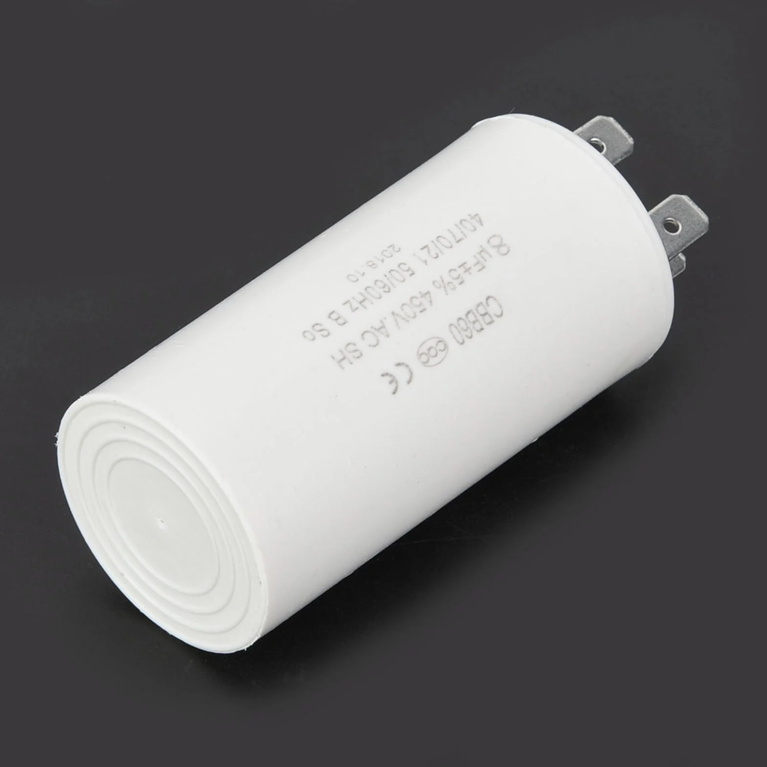 Kondensator Cbb60 8Uf 40 85 21 8Uf Kondensator Rozruchowy Silnika Cbb60 Kondensator Rozruchowy Silnika 450V 8Uf Kondensator Microfarad Zaciski Widełkowe