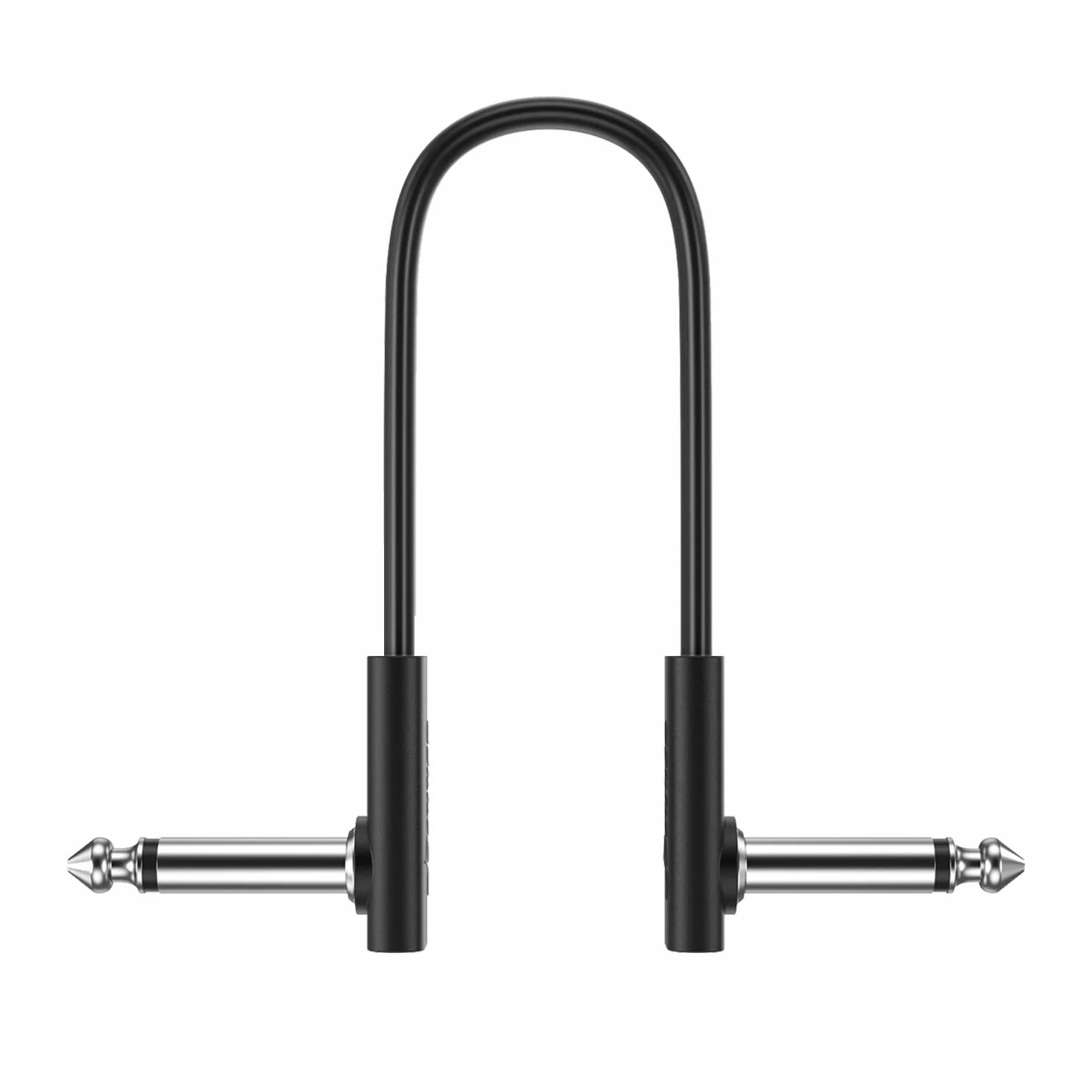 Donner 30 cm czarny kabel do gitary 6-pak