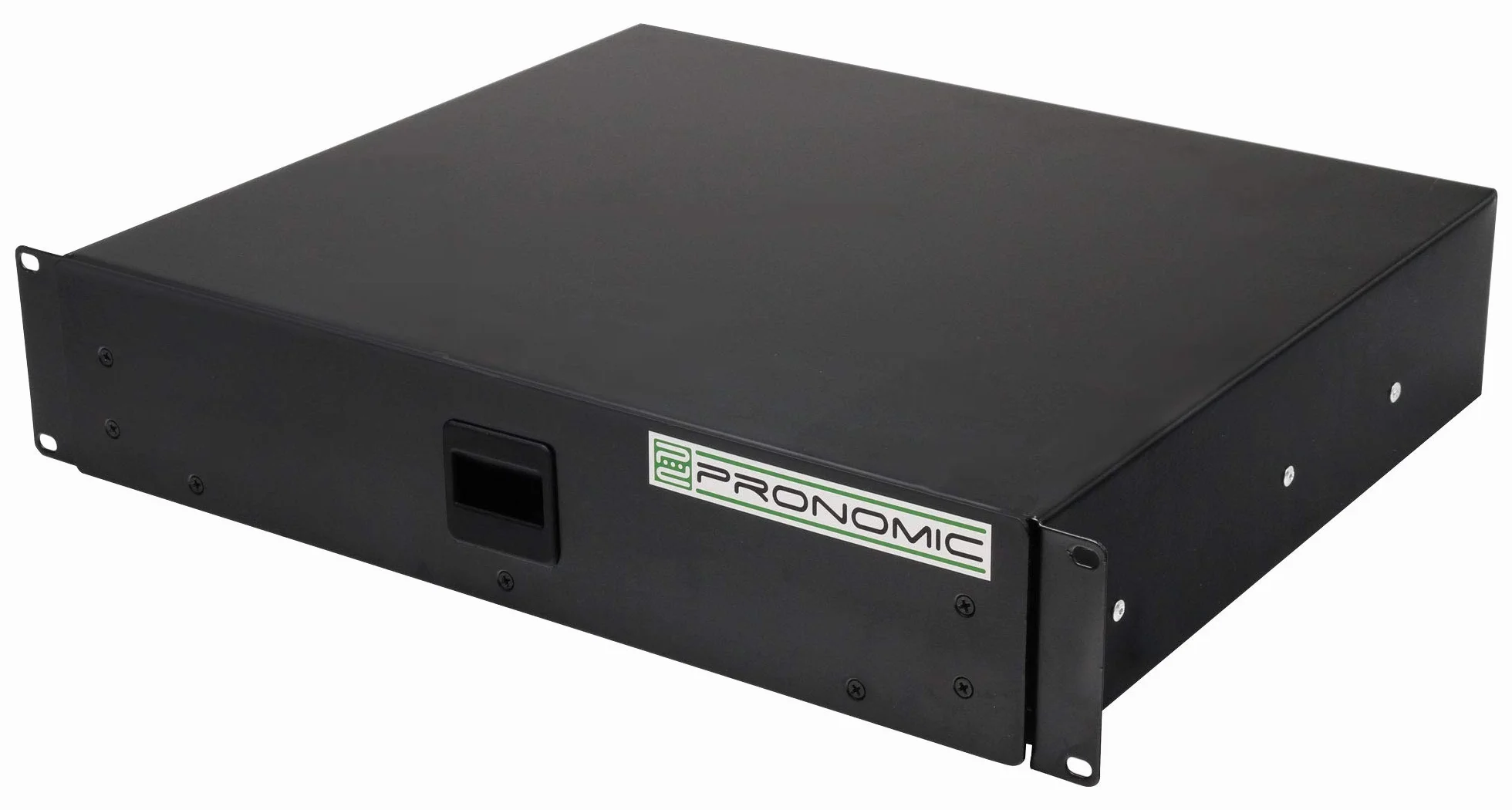 Pronomic RD-102 Szuflada rackowa 2 HE (szuflada do 19 cali, Snaplock, blacha stalowa) czarna