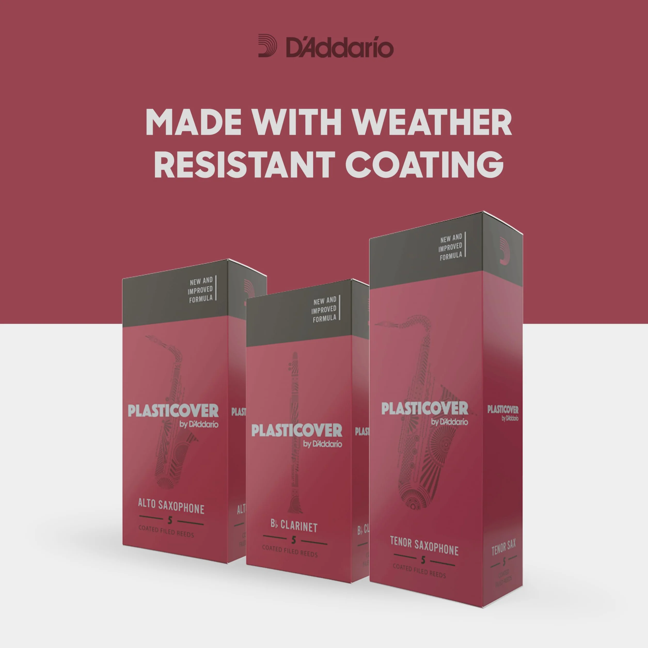 Rico Plasticover 2.0 stęchki do klarnetu Bb (5 szt.)
