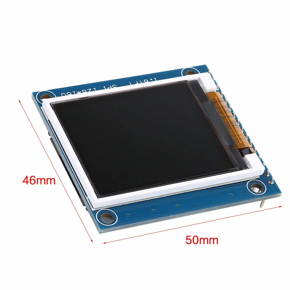 Moduł wyświetlacza LCD, Asixx 1,8" TFT Serious kolorowy moduł LCD z gniazdem PCB SD Kompatybilny z interfejsem 1602 dla modułu kolorowego wyświetlacza LCD, entuzjastów LCD i uczniów SCM