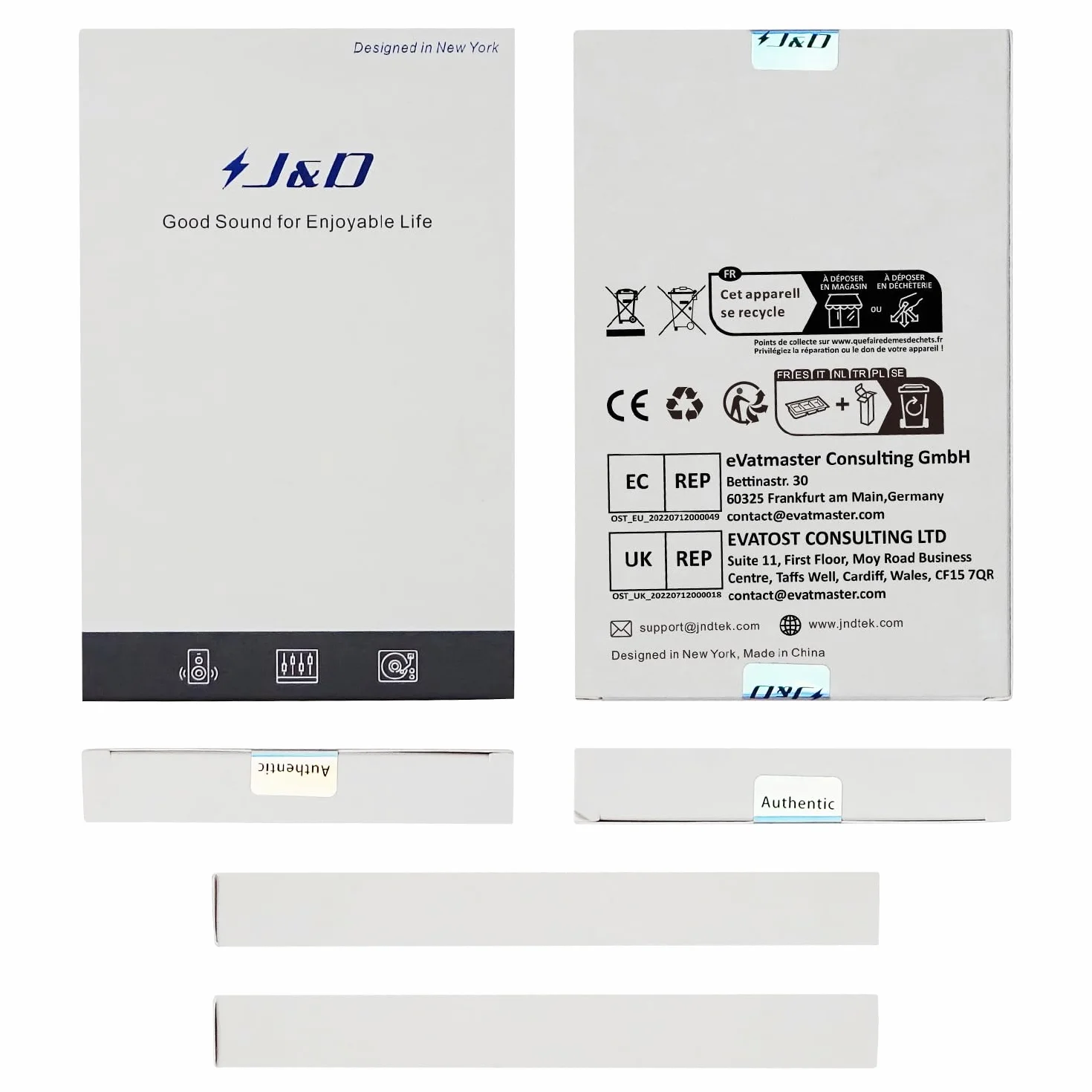 J&D Stereofoniczny kabel audio, Heavy Duty Stereo Audio Kabel 3,5 mm do podwójnego 6.35mm Mono Audio Kabel 3,5 mm 1/8 Żeński do 1/4 Męski do miksera gitarowego fortepianu Wzmacniacz głośnik, 0,9 metr