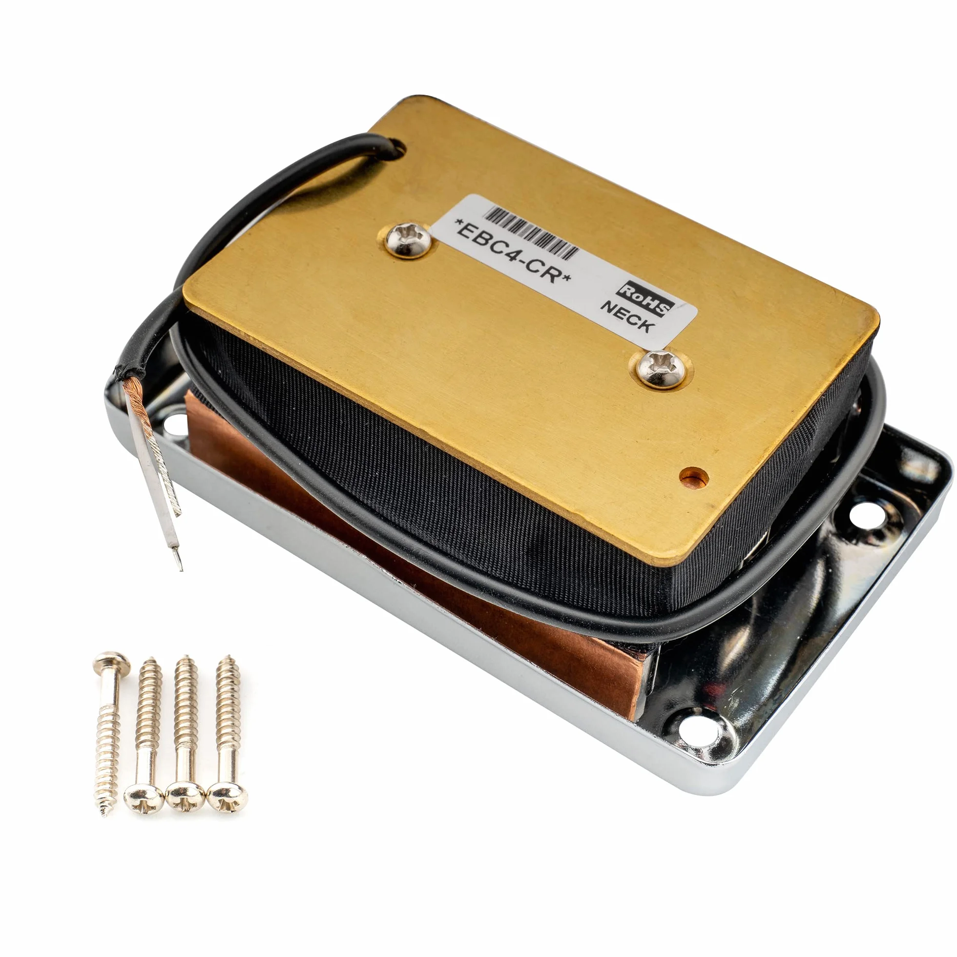 Artec EBC4 Ceramiczny Sidewinder Mudbucker Przetwornik Basowy Neck Pickup 30K do Basu Elektrycznego typu Epiphone/USA SG/EB, Chrom