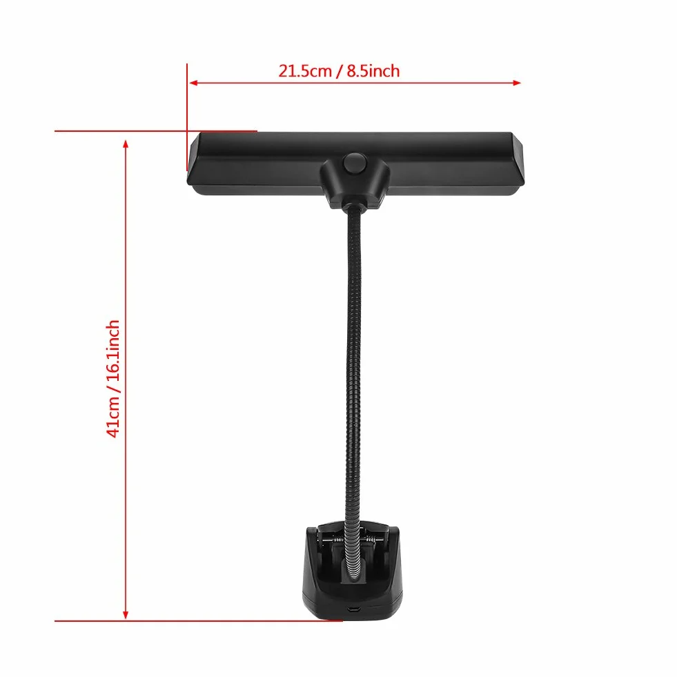 9 LED Clip on Light, przenośna lampka do czytania w sypialni