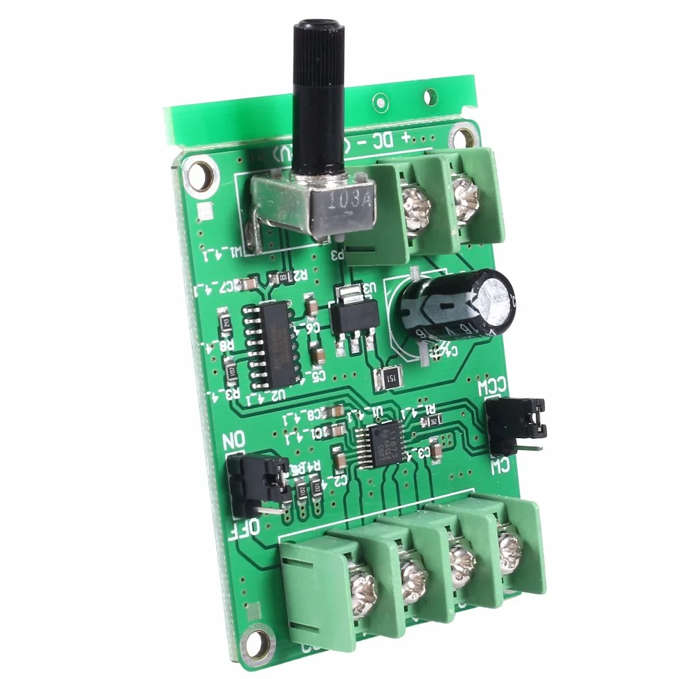 9V-12V DC Brushless Motor Treiberplatine Sensorless Motorsteuerkarte Controller für Festplatte