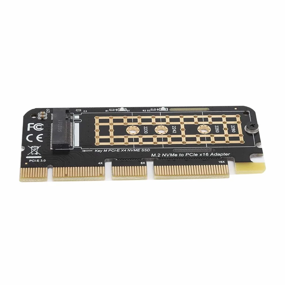 M.2 NGFF SSD do PCI-E 3.0 X16 High Speed SSD Adapter do dysku twardego dysk twardy M klucz interfejs karty do domu/biura/odtwarzacza gier