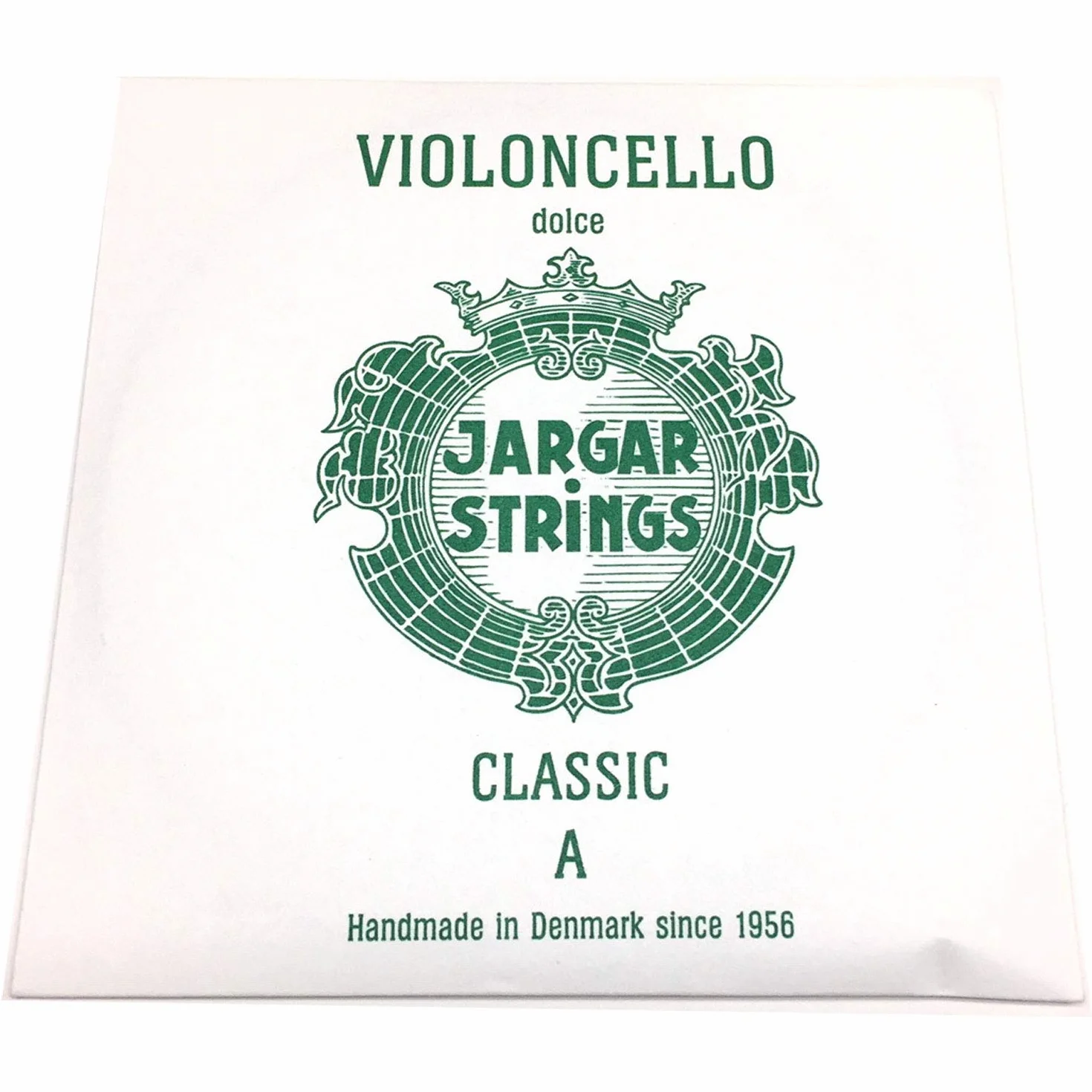 Jargar Classic A Chromstal - zestaw 4-strunowy - struna wiolonczelowa - Dolce - Grubość strun/Napięcie 0,74mm/16,3kp/35,8lbs