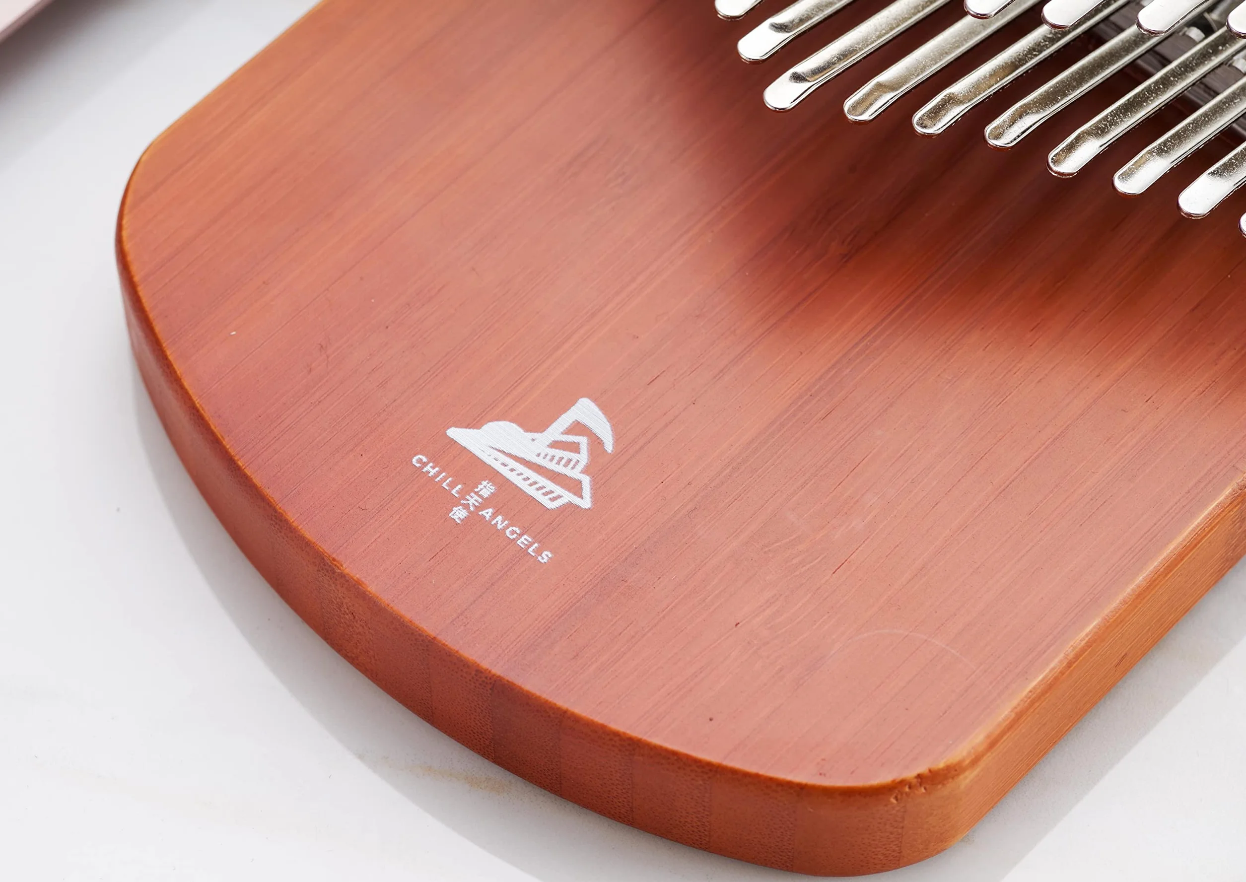 Chill Angels Kalimba 34 klawisze C-tuned kciuk fortepian dwuwarstwowe płaskie instrumenty muzyczne