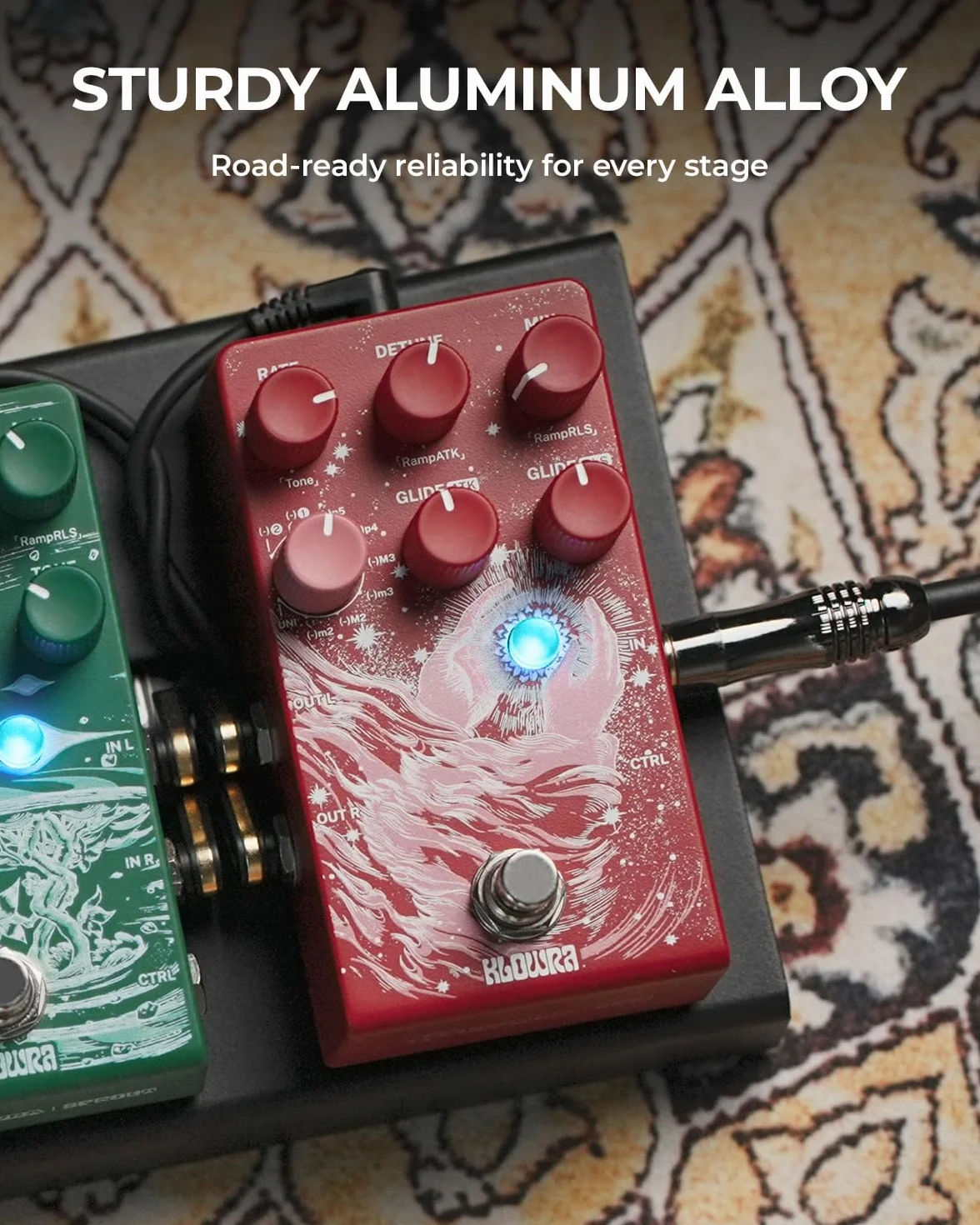 Vein Pitch Shifter gitarowy do gitary elektrycznej z 17 trybami spadku skoku, precyzja mikrorotonalna, analogowa suchość, prawdziwe stereo, wejście CTRL - graj jak pełny basista
