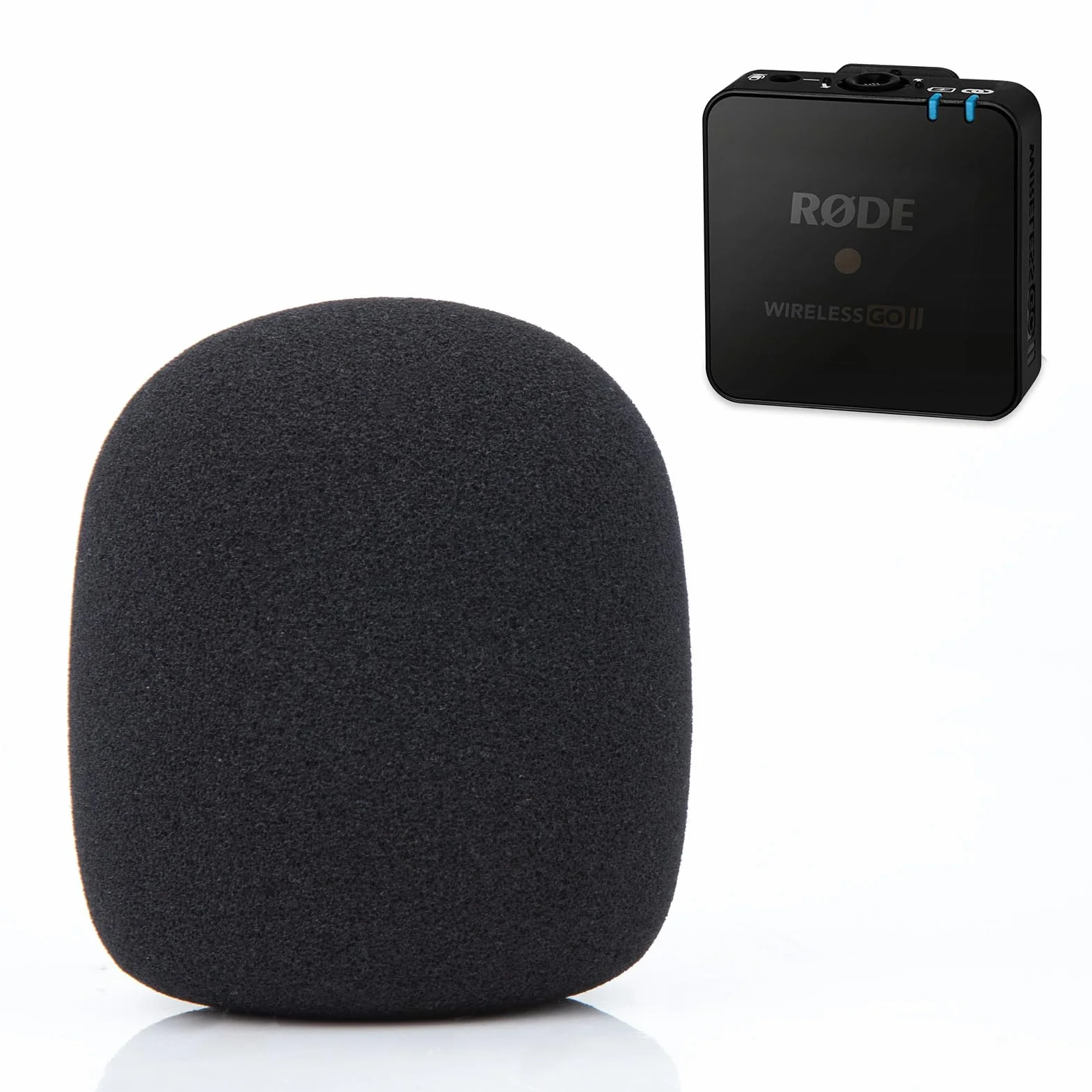 SUNMON Kompatybilny z Rode Wireless Go 2 - pamięć podręczna mikrofonu bezprzewodowego, poprawia jakość dźwięku, filtr pop do bezprzewodowego Go, bezprzewodowego GO 2, bezprzewodowego