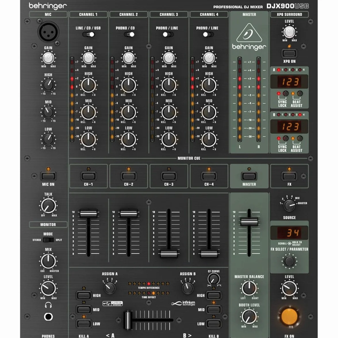 PRO MIXER DJX900USB
