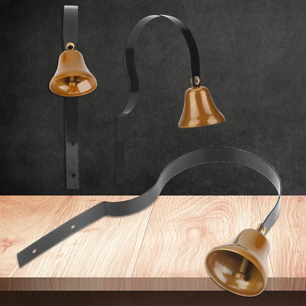 Dzwonek ręczny, dzwonek do drzwi sklepikarza wykonany z wysokiej jakości materiału metalowego, dzwonek serwisowy w hotelu, sklepie, restauracji, do użytku jako dzwonek do drzwi lub dekoracja do szkolenia psów