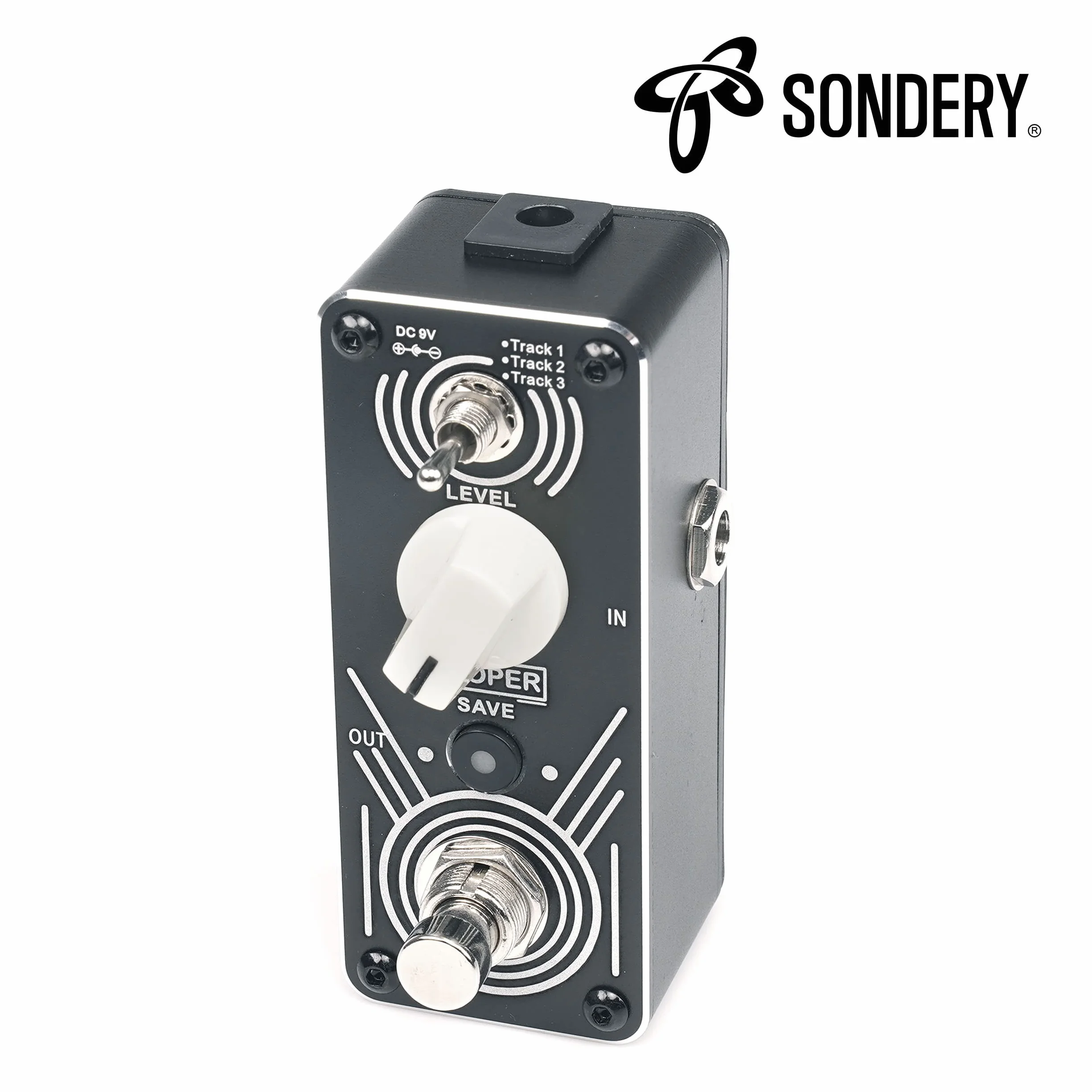 Sondery Potrójny pedał Looper 3-ścieżkowy z USB, 30-minutowy czas zapętlania, nieograniczona pętla