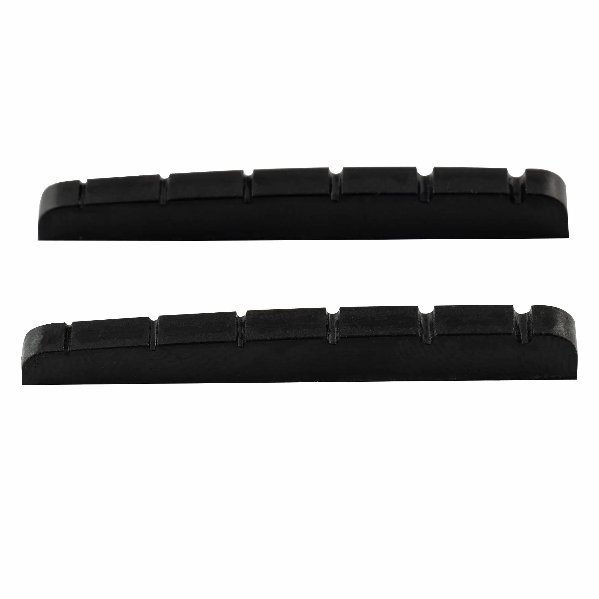 Musiclily Pro Plastik żywicy Mocznikowej 43mm Siodełko Gitarowe Strat Tele do Gitary Elektrycznej Stratocaster/Telecaster, Biały(2 szt.)