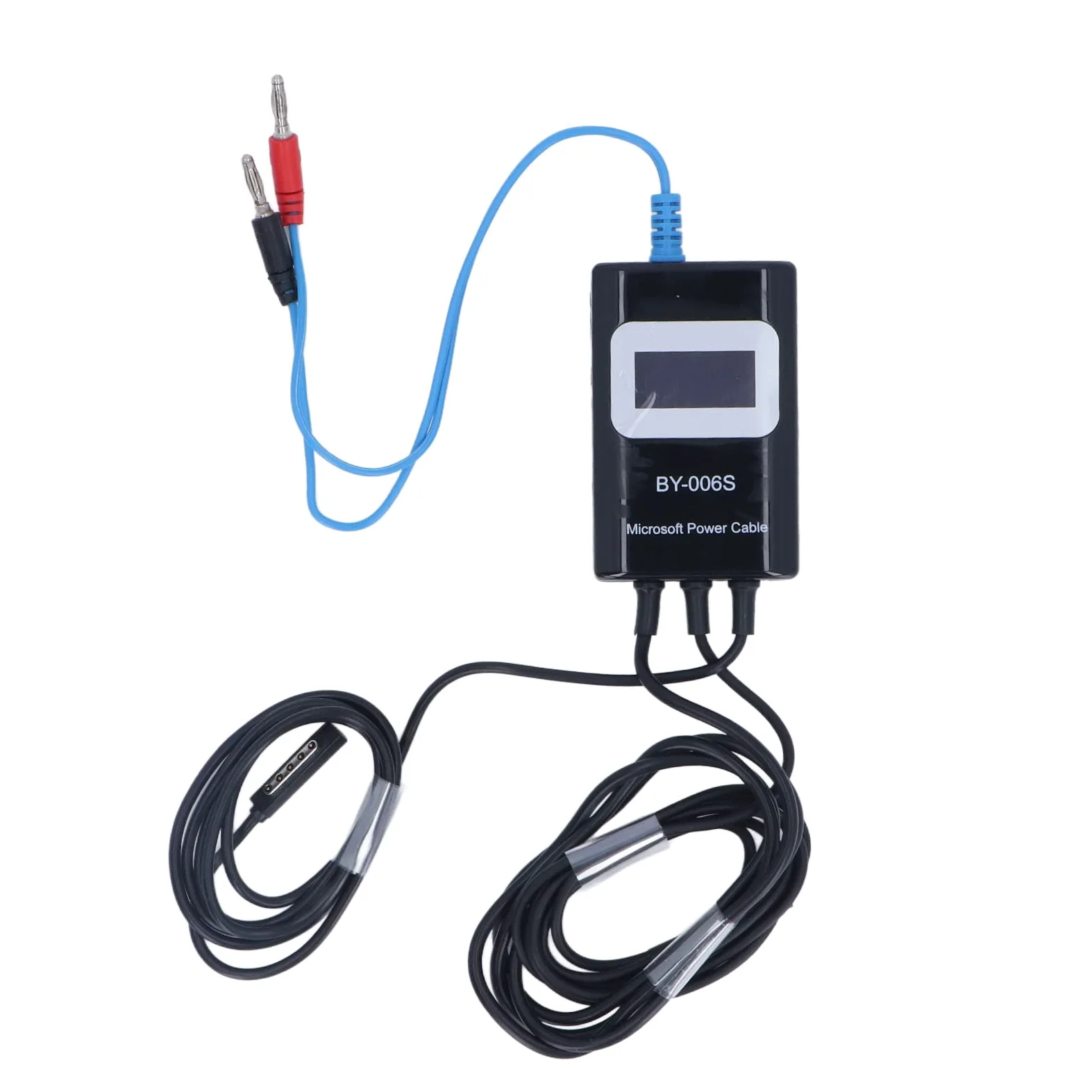 Cocoarm Kabel Rozruchowy z Tworzywa ABS PU, Czerwona miedź Kabel Sterujący Rozruchem z Wyświetlaczem LED Wyjście 2 do 3 urządzeń Wykrywanie Usterek Płyty Głównej w Celu Naprawy Tabletów