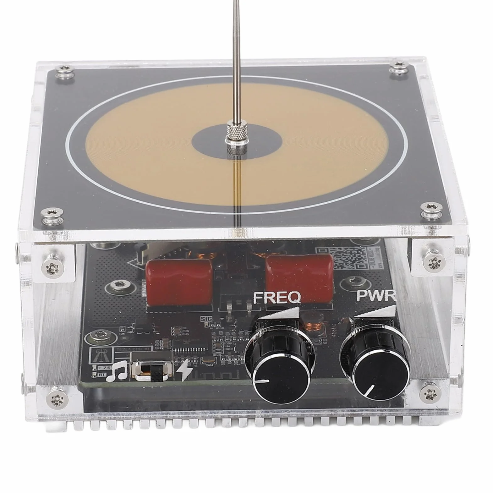 Muzyka Cewka Tesli Dotykowa Sztuczna Błyskawica łuk Muzyczny Cewka Muzyczna Zabawka na Biurko AC100~240 V, łączność Bluetooth
