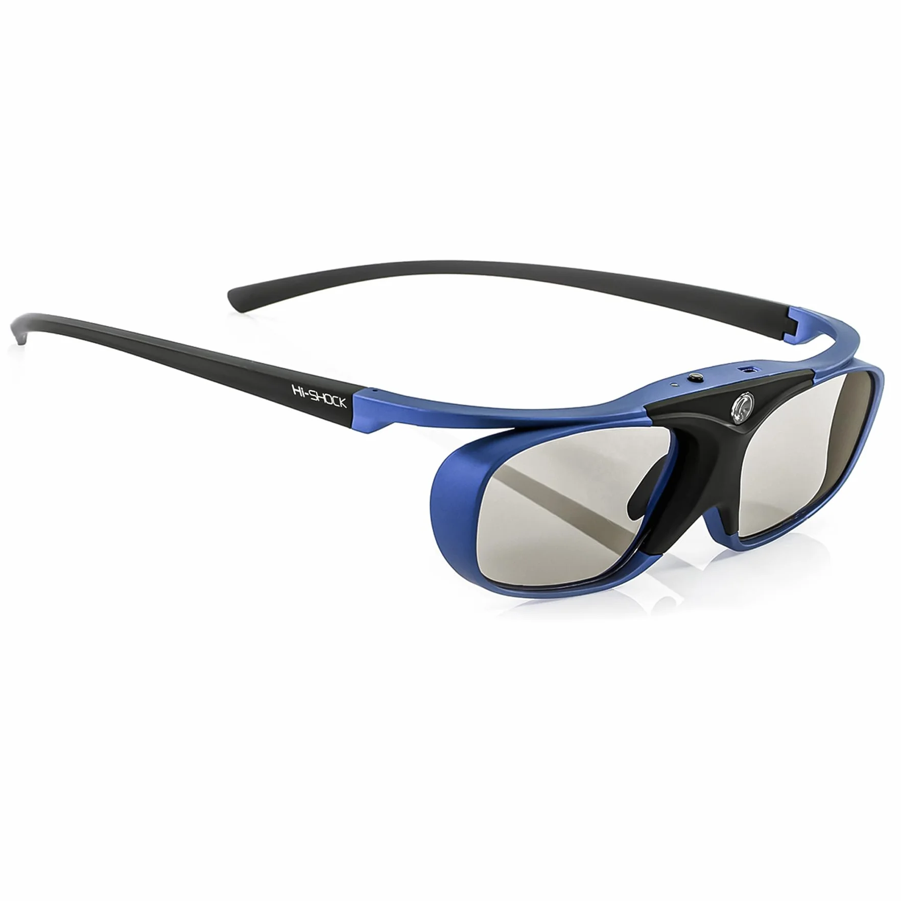 Hi-Shock RF Pro Deep Heaven radiowe okulary 3D do projektorów JVC i Sony RF VPL-VW500ES, VPL-VW300ES, VPL-VW520, VPL-VW320, VPL-HW45 ES, VPL HW65 ES / TDGBT500A [okulary migawki | 1200 Hz | akumulator