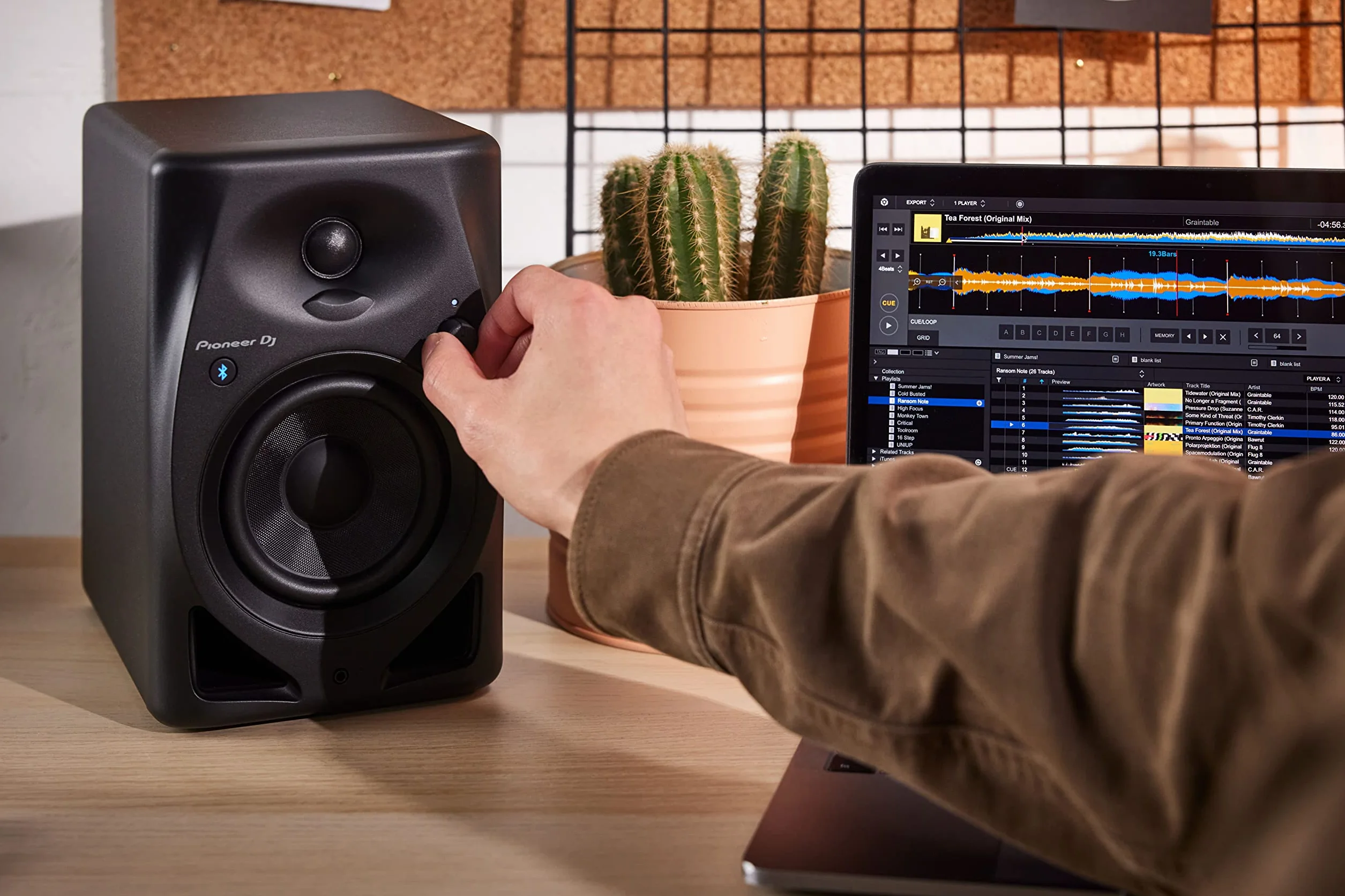 Pioneer Dj Dj Dm-40D-Bt Głośniki, Czarny, 4''